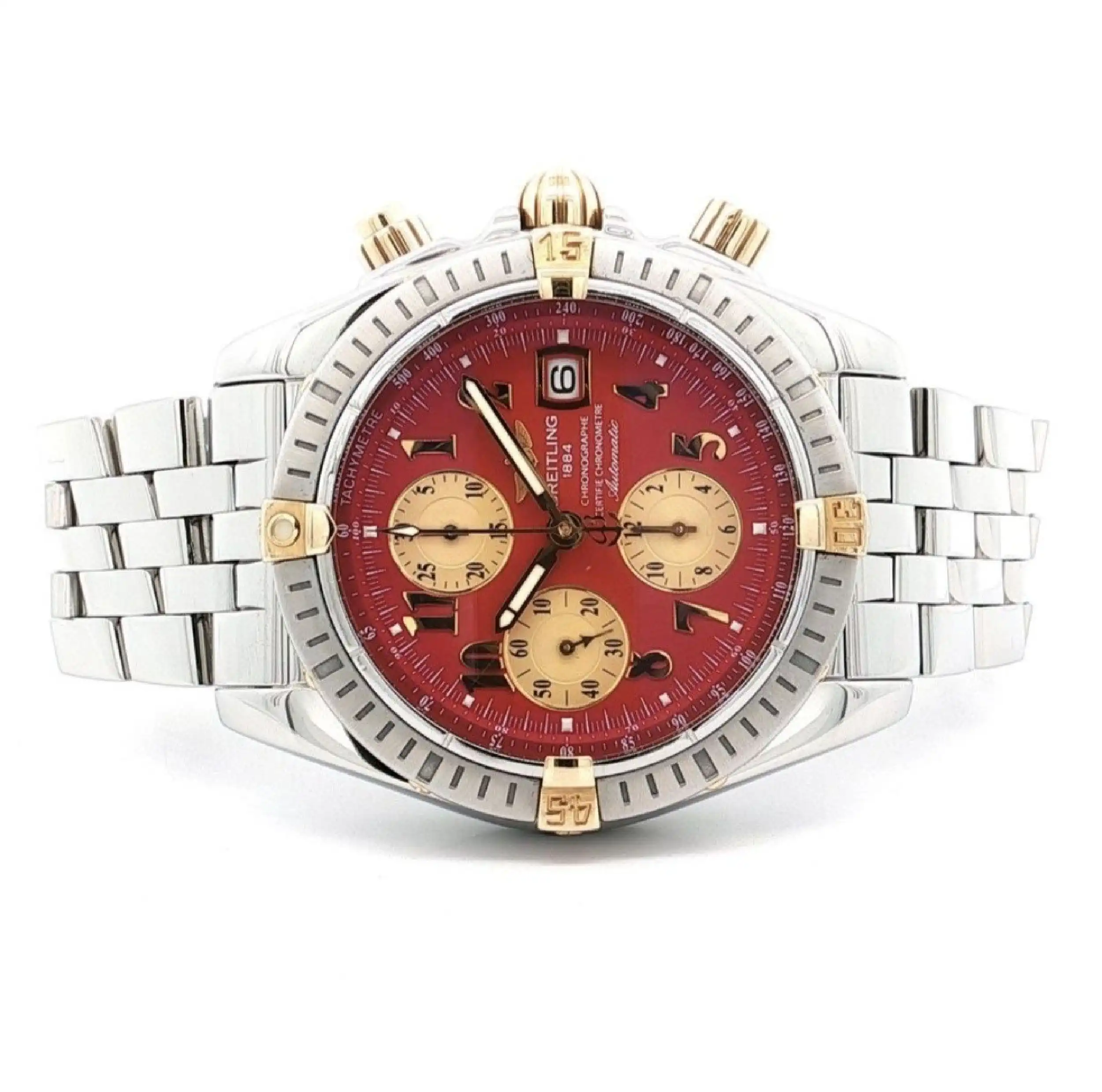 Herrenuhr Breitling Chronomat Evolution Red Dial Herrenuhr Breitling Chronomat Evolution Red Dial