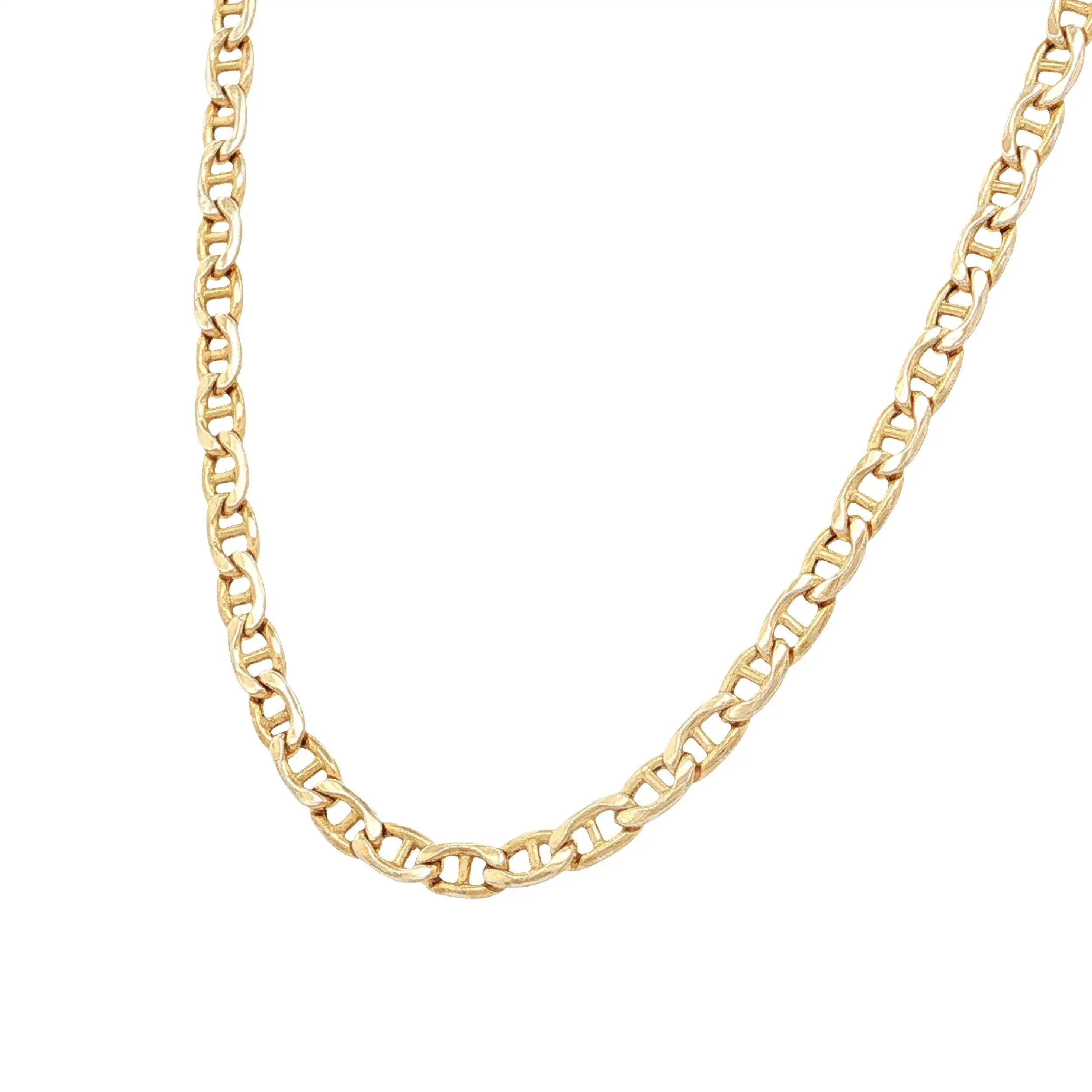 Stäbchenpanzerkette Gelbgold Stäbchenpanzerkette Gelbgold