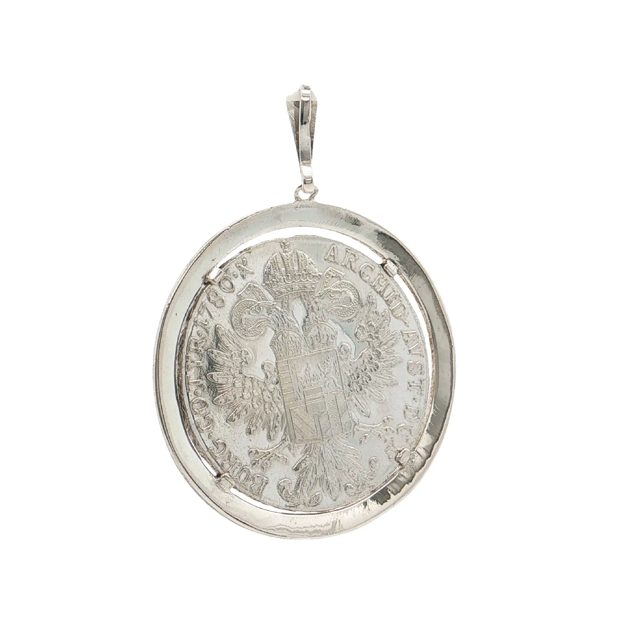 Anhänger Silber mit Theresienthaler Anhänger Silber mit Theresienthaler