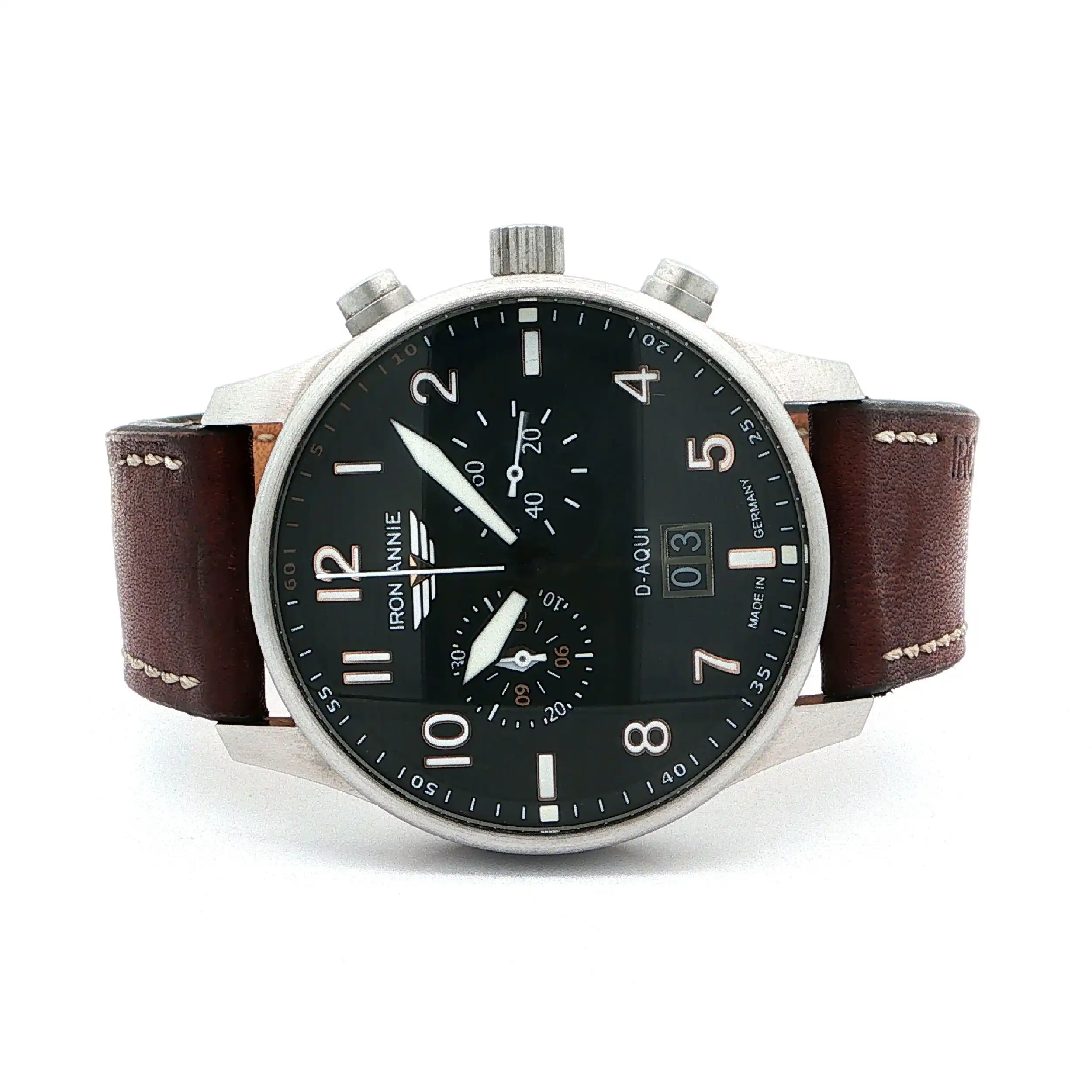 Herrenuhr "Iron Annie" by Uhrenwerke Ruhla mit Lederband