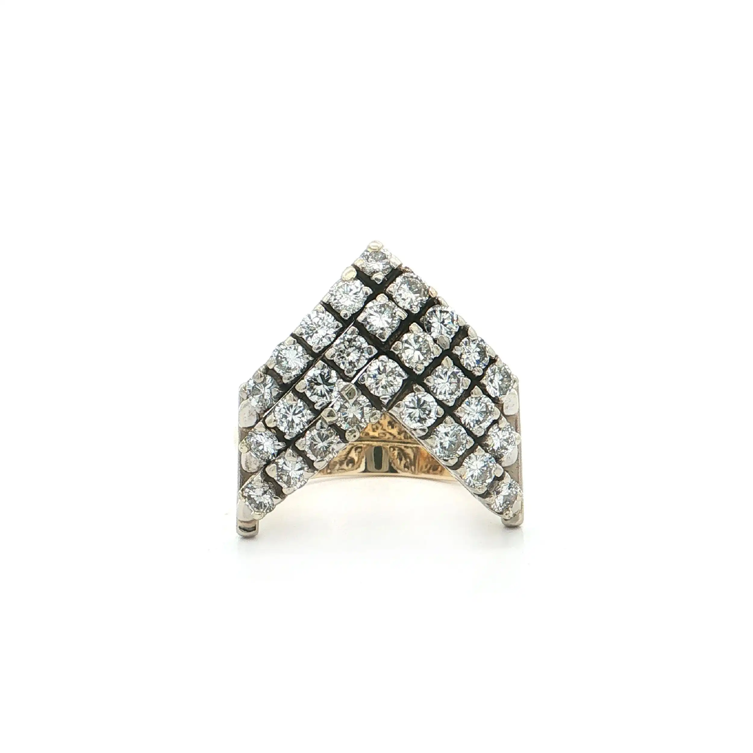 Ring Bicolor mit Brillanten