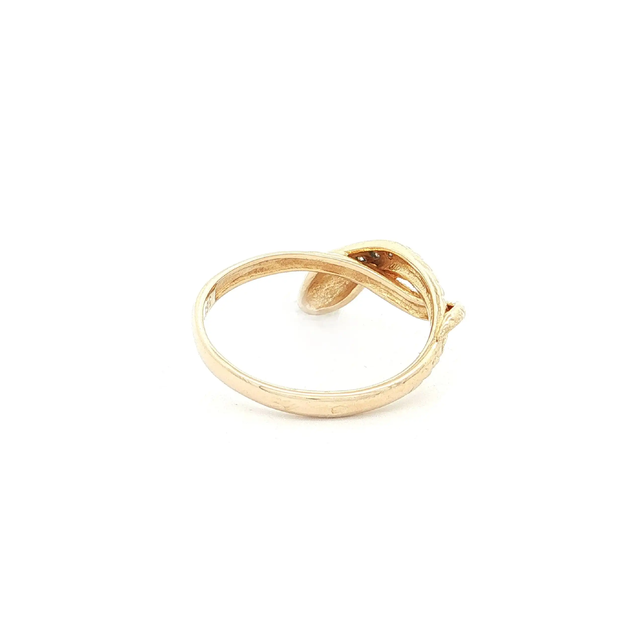 Schlangenring Gelbgold mit Brillanten Schlangenring Gelbgold mit Brillanten