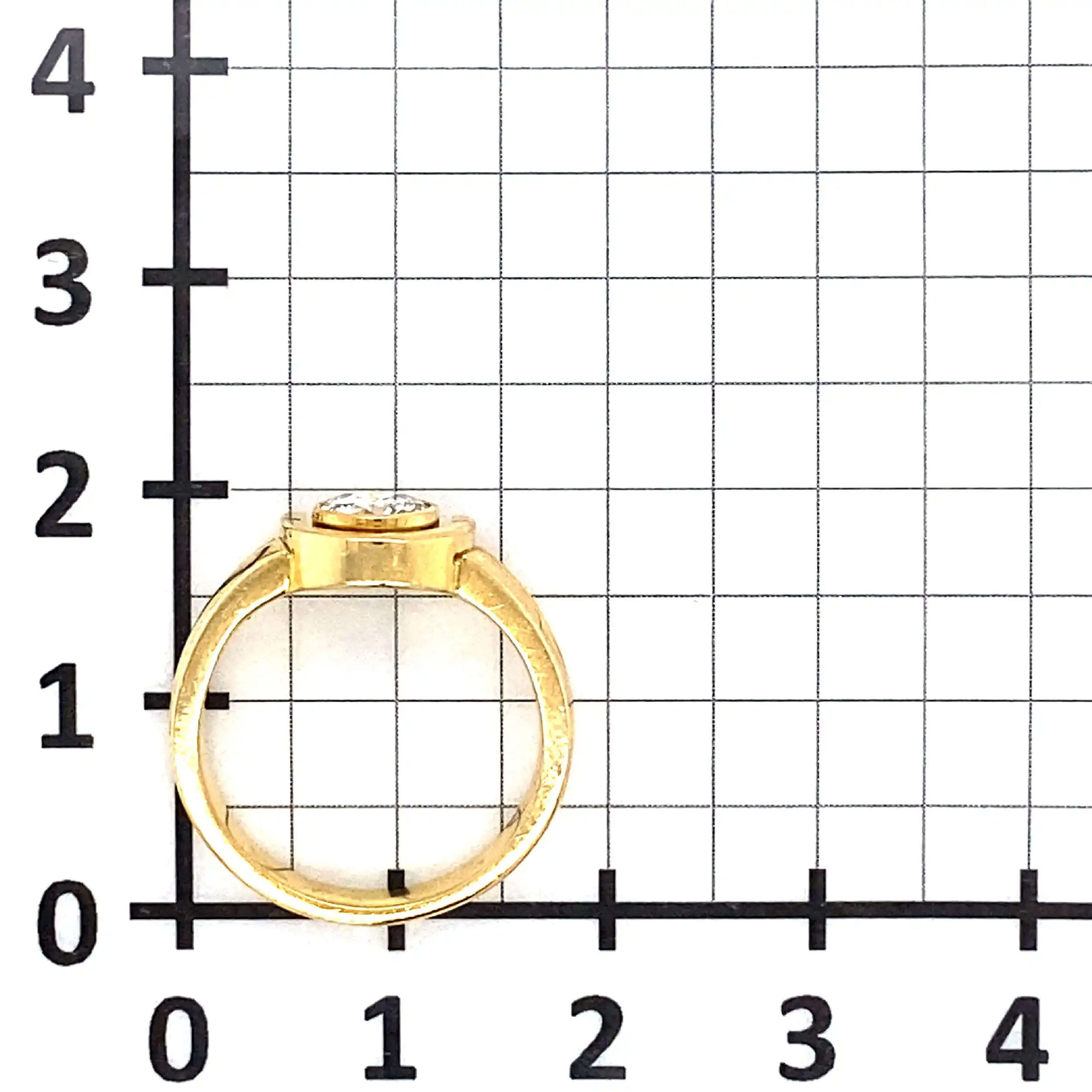 Ring Gelbgold mit Brillant Ring Gelbgold mit Brillant