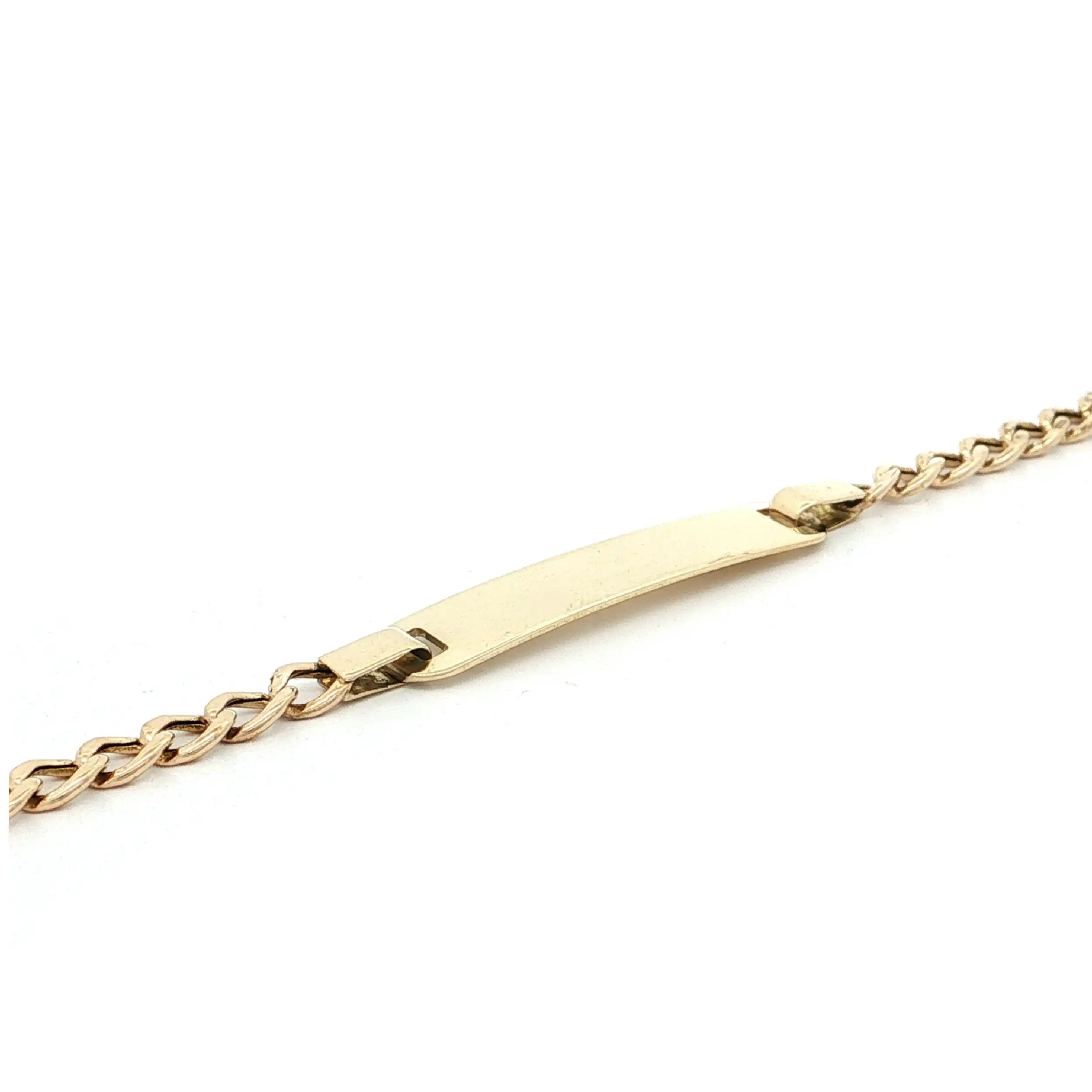 Kinder-Identarmband Gelbgold