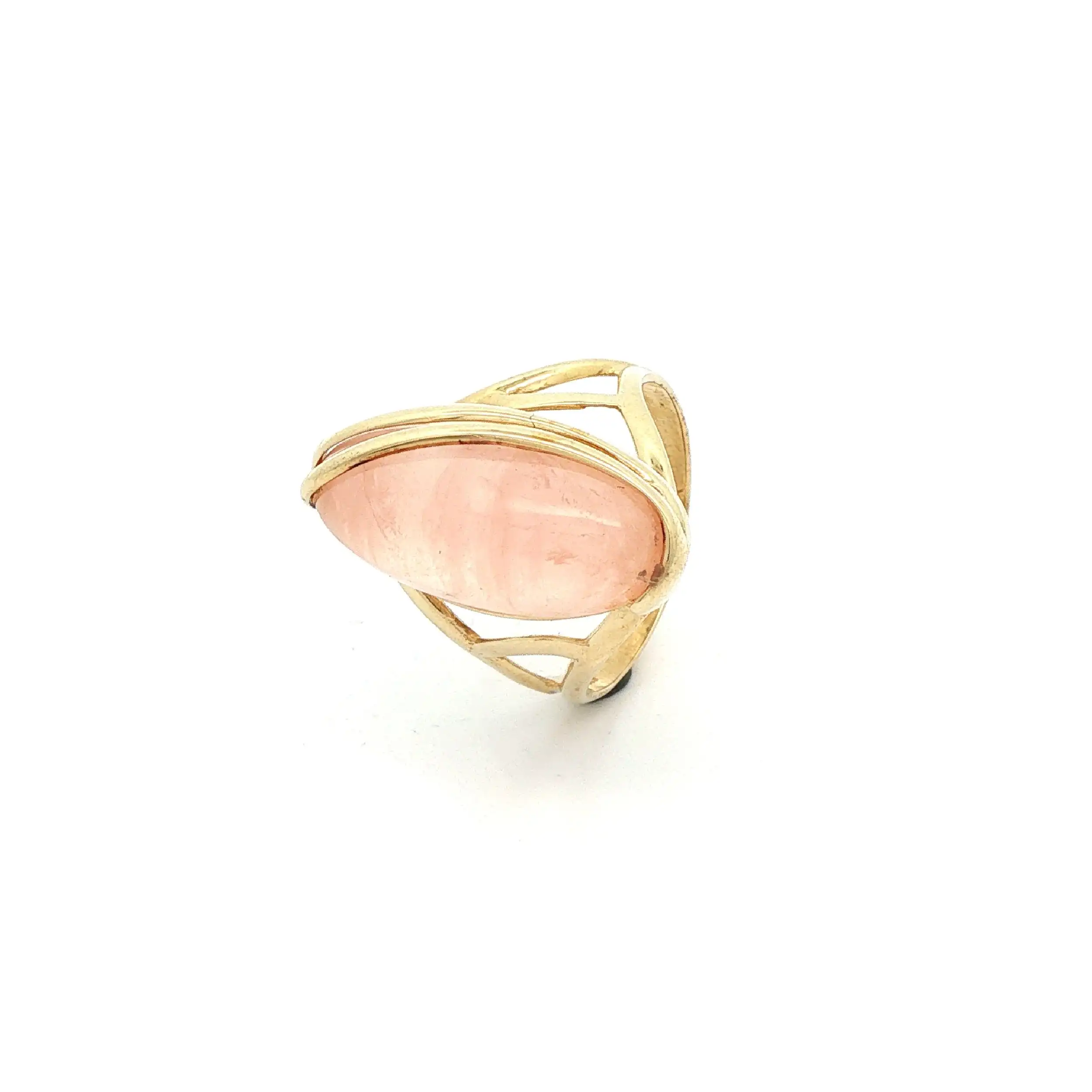 Ring Gelbgold mit pinken Farbstein Ring Gelbgold mit pinken Farbstein
