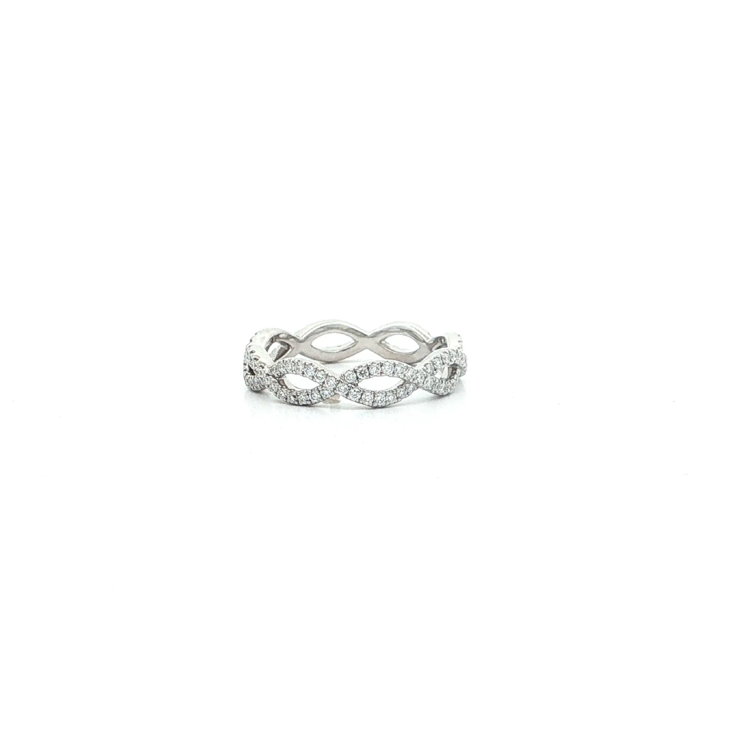 Ring Weißgold mit Brillanten 0,56ct. TW/VSI Ring Weißgold mit Brillanten 0,56ct. TW/VSI