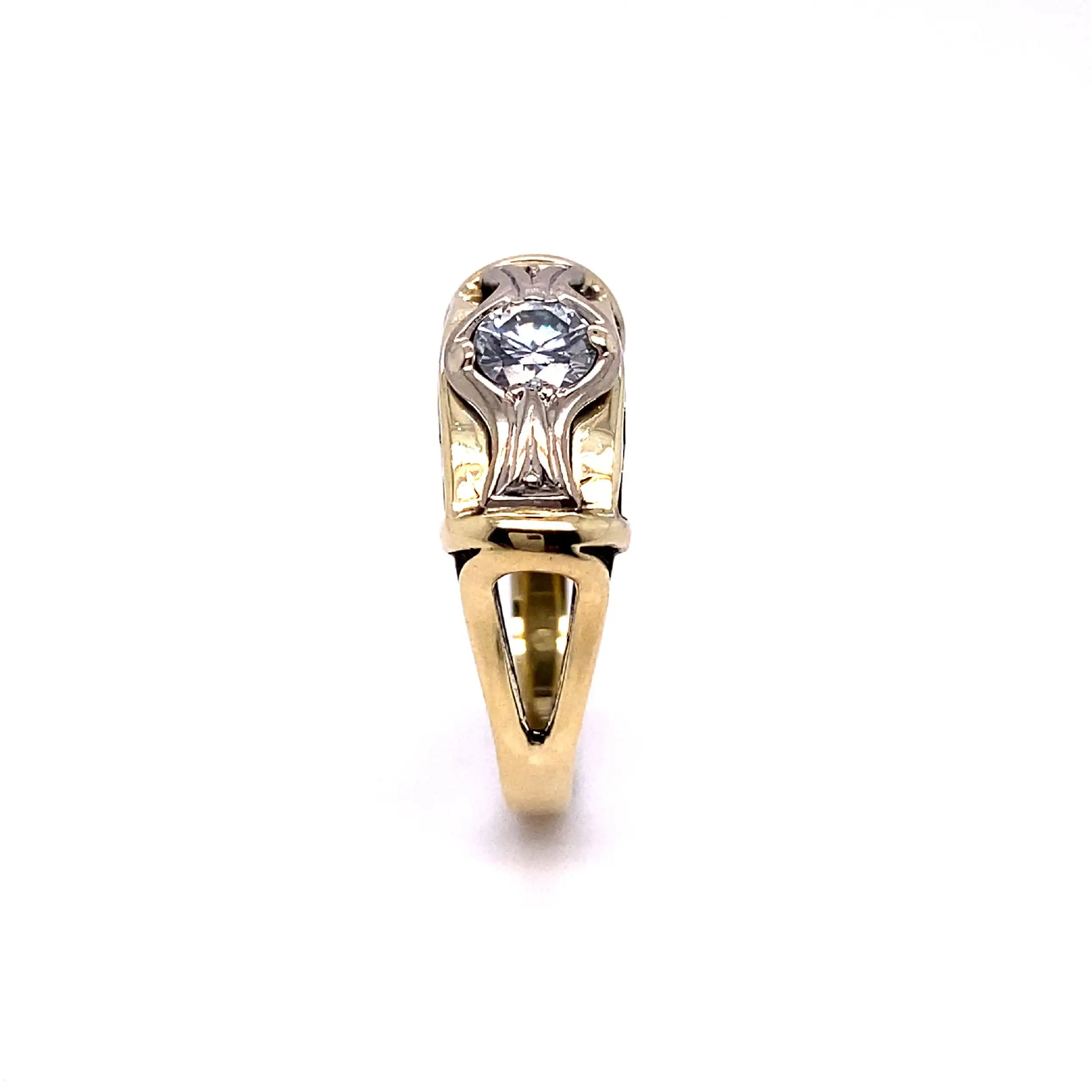 Ring Gelbgold mit Solitär Brillant Ring Gelbgold mit Solitär Brillant
