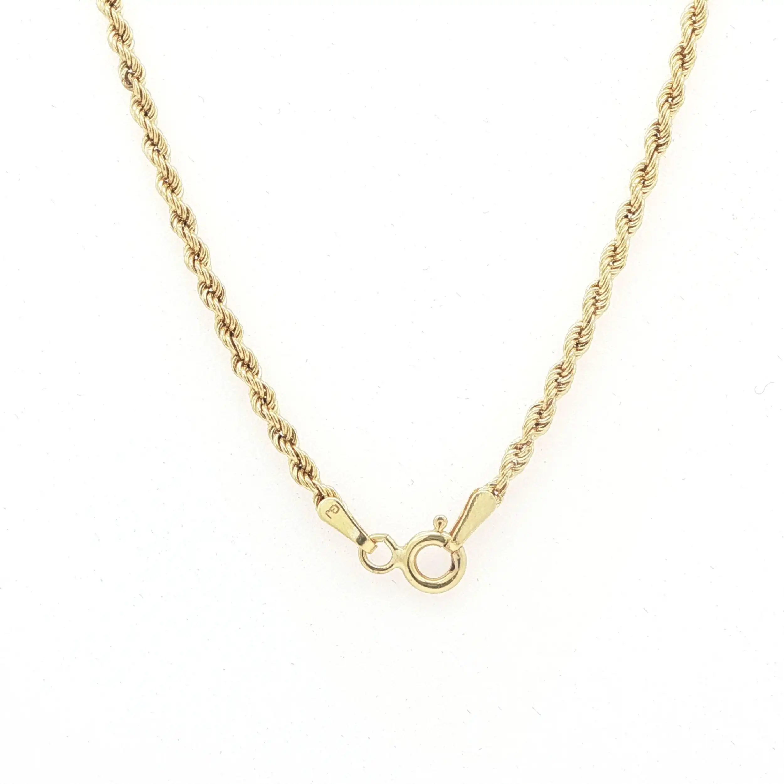Kordelkette Gelbgold