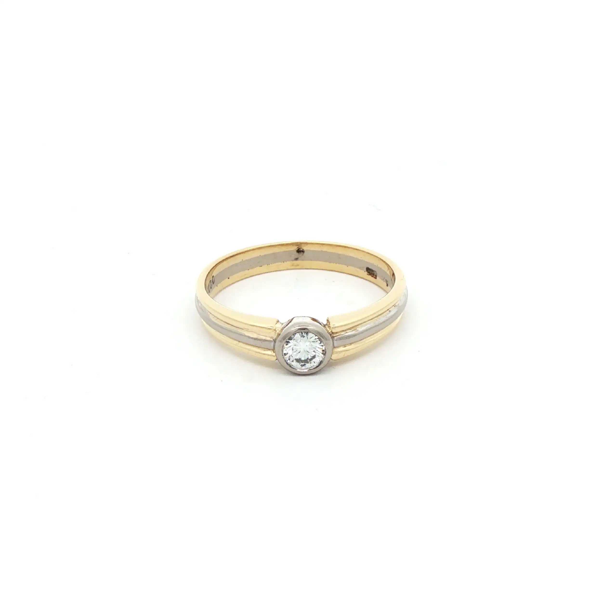 Ring Bicolor mit Brillanten