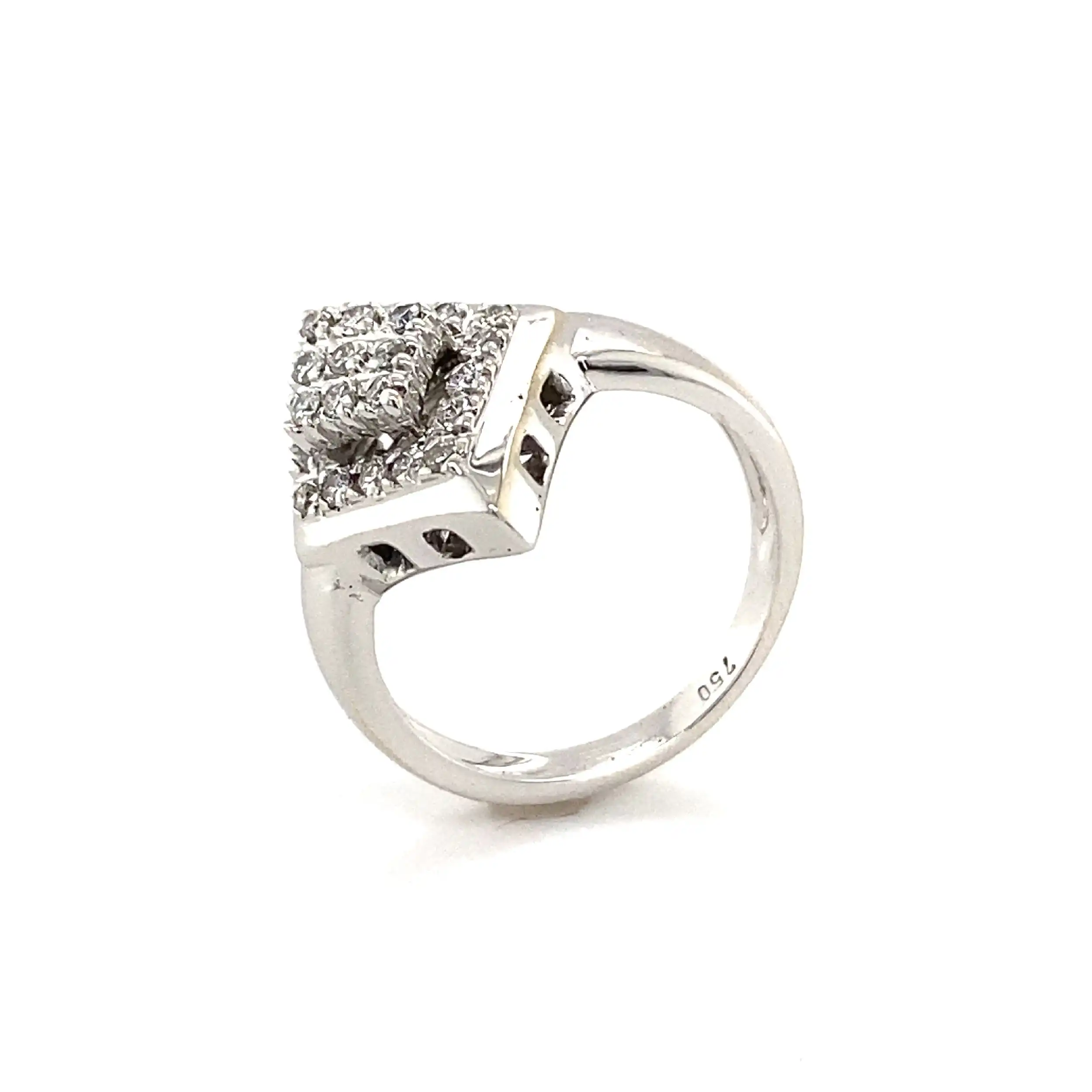 Ring Weißgold mit Brillanten