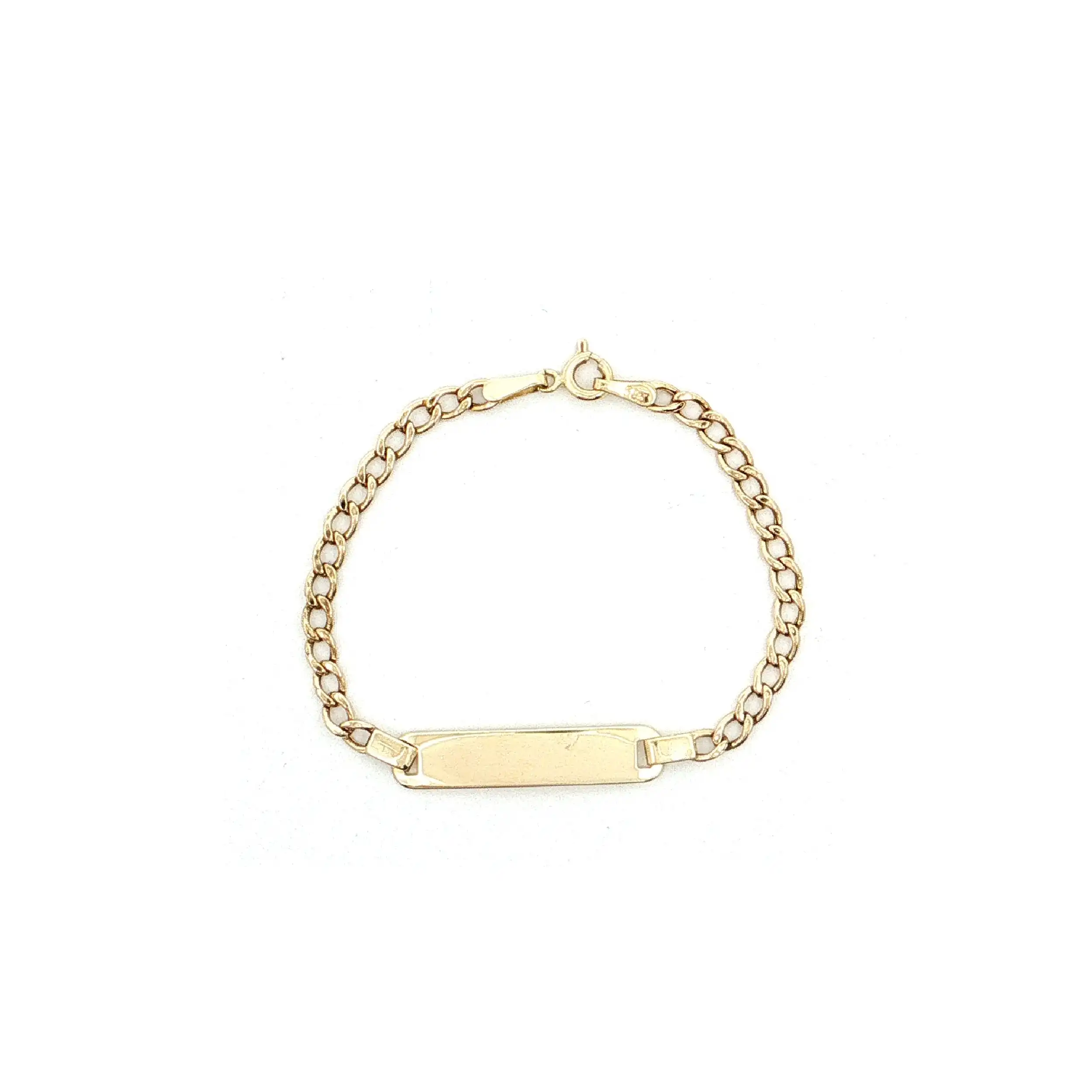 Kinder-Identarmband Gelbgold