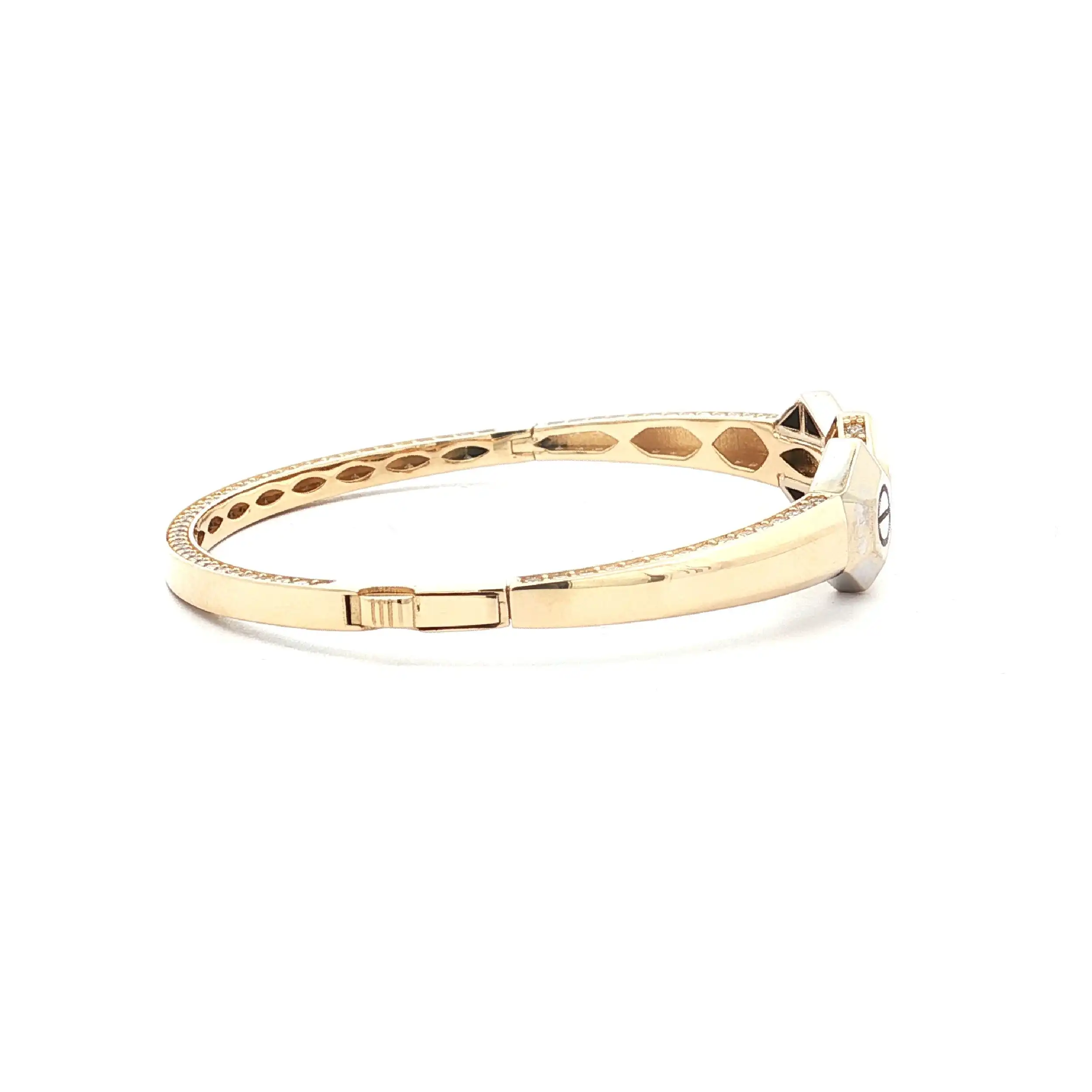 Armreif Bicolor mit Zirkonia