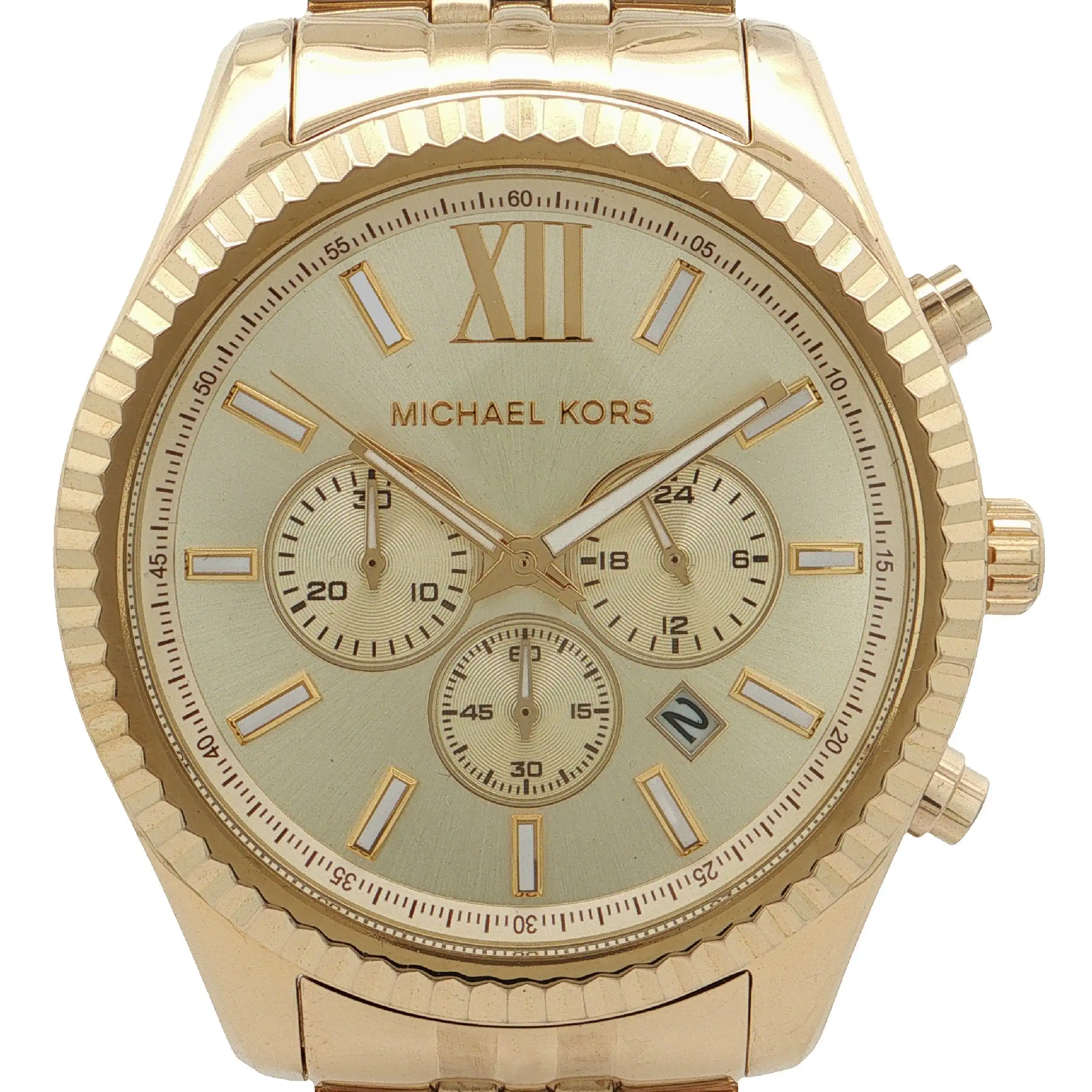 Herrenuhr Michael Kors vergoldet - MK8281