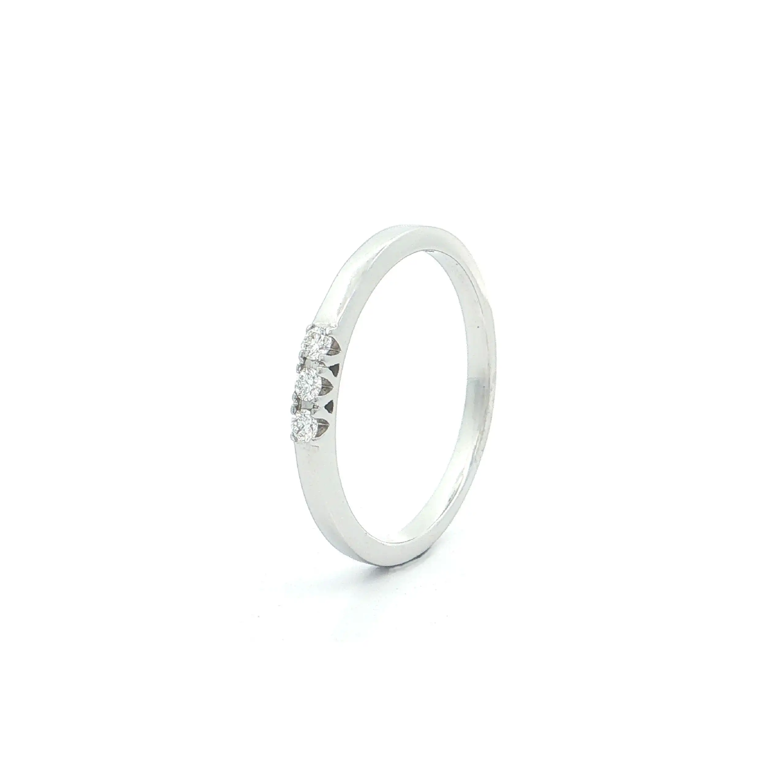 Ring Weißgold mit Brillanten Ring Weißgold mit Brillanten