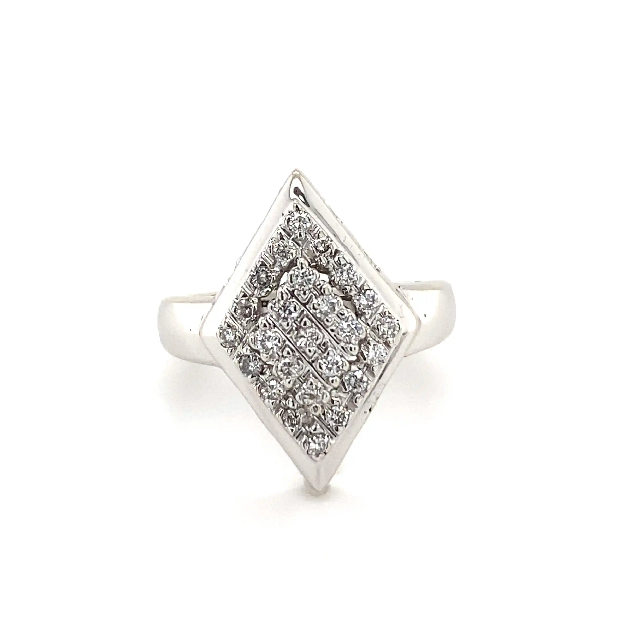 Ring Weißgold mit Brillanten Ring Weißgold mit Brillanten