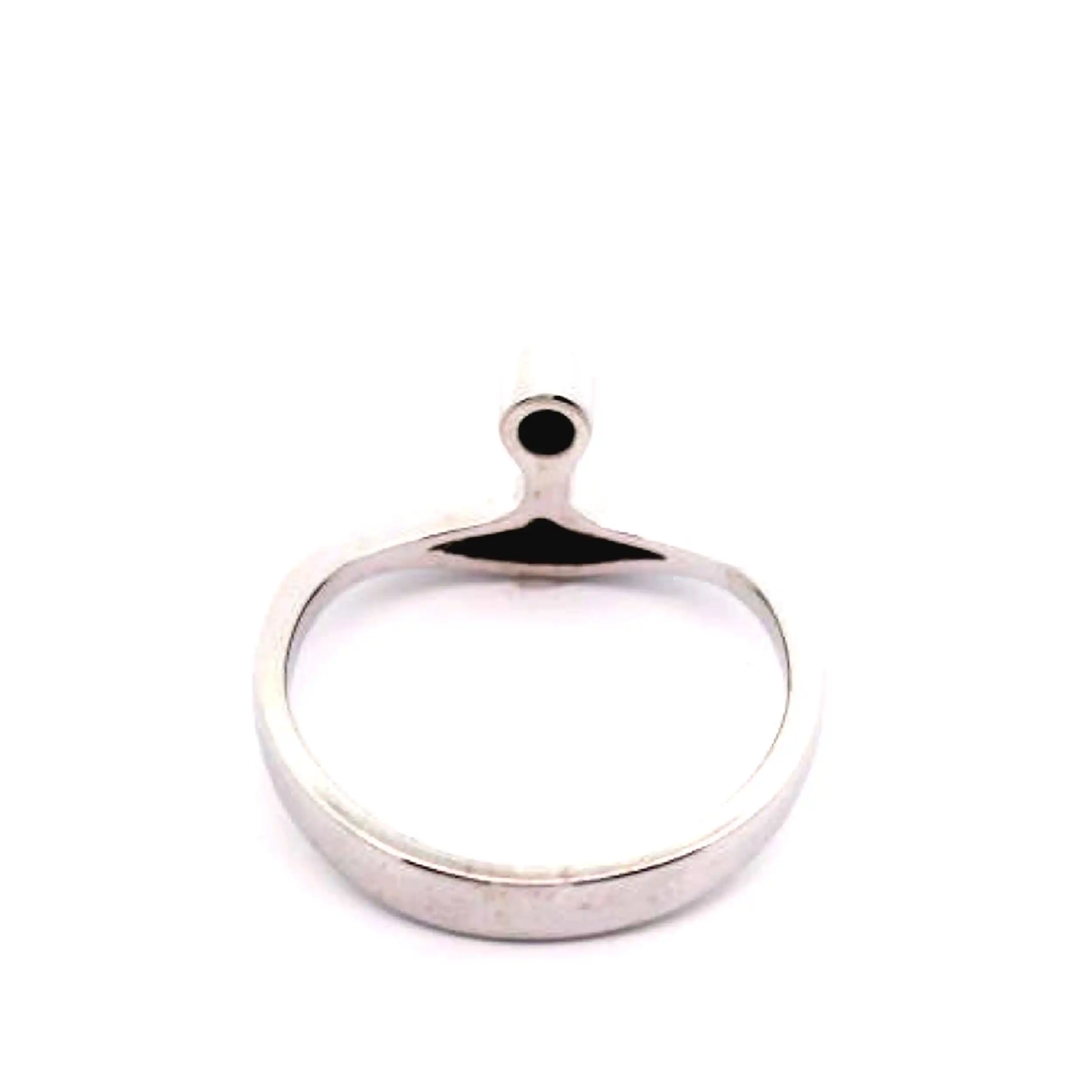 Ring Weißgold mit Brillanten und Saphir Ring Weißgold mit Brillanten und Saphir