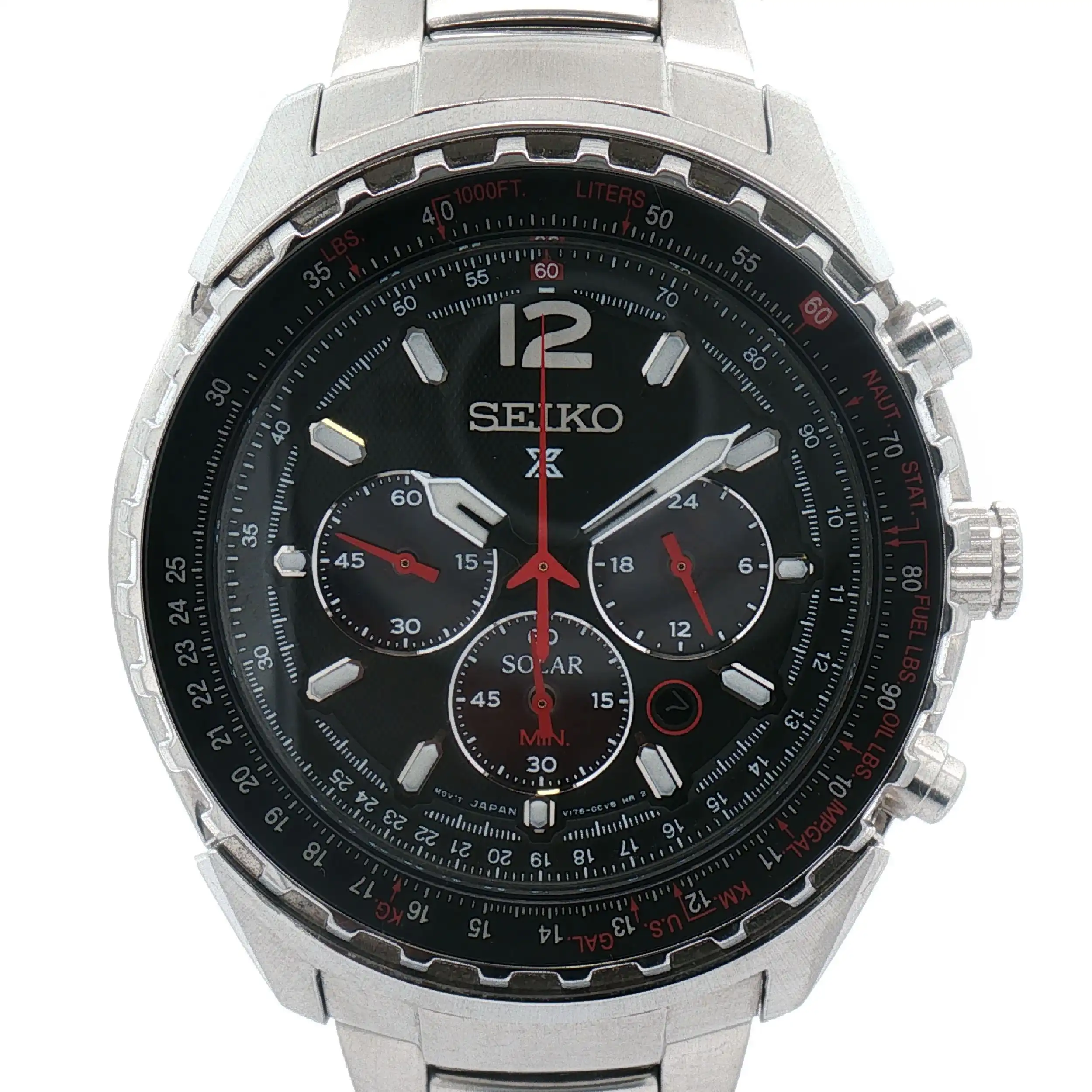 Herrenuhr Seiko Prospex Sky Aviation Solar Chronograph Herrenuhr Seiko Prospex Sky Aviation Solar Chronograph