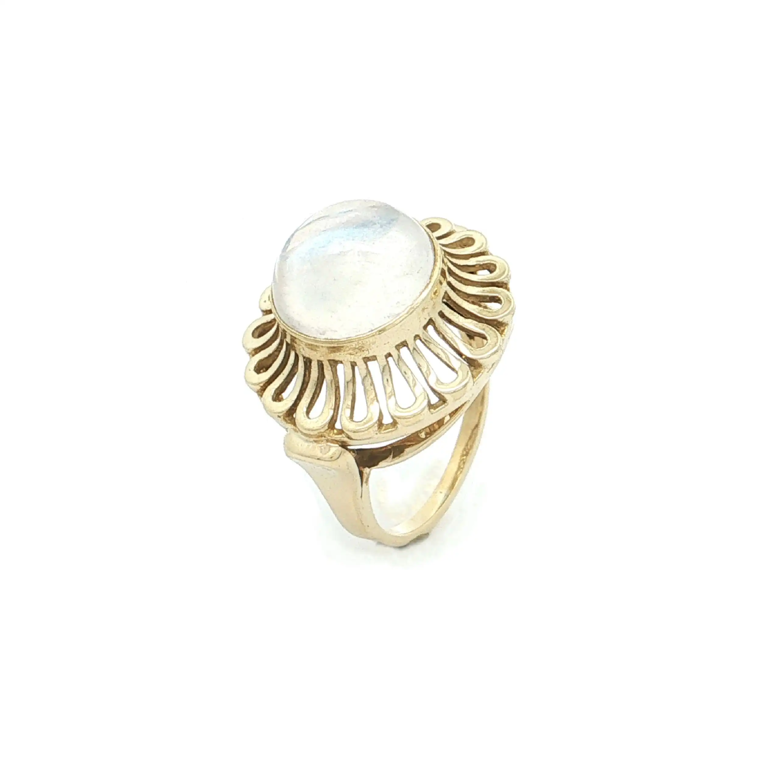 Ring Gelbgold mit Mondstein
