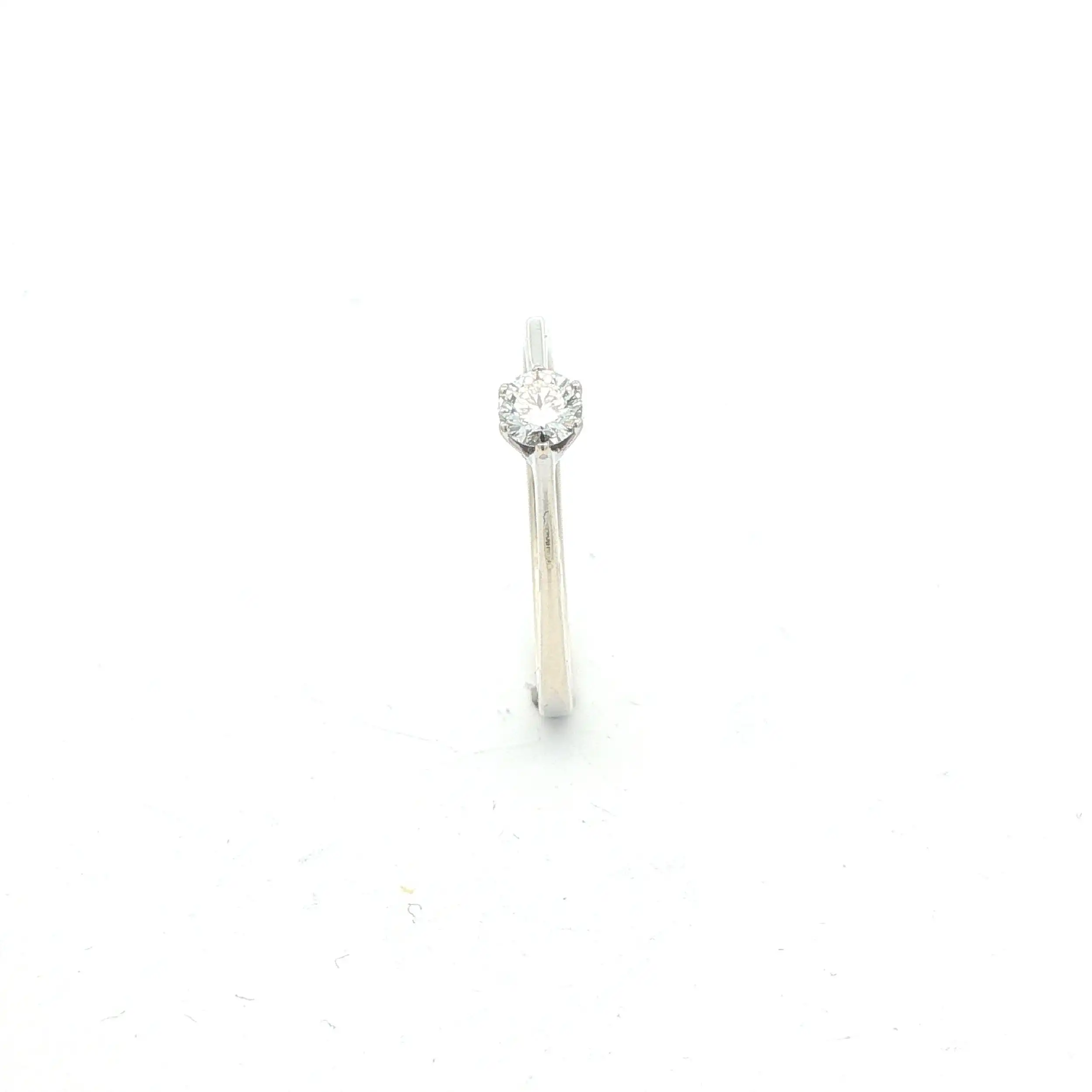 Ring Weißgold mit Brillant Solitär