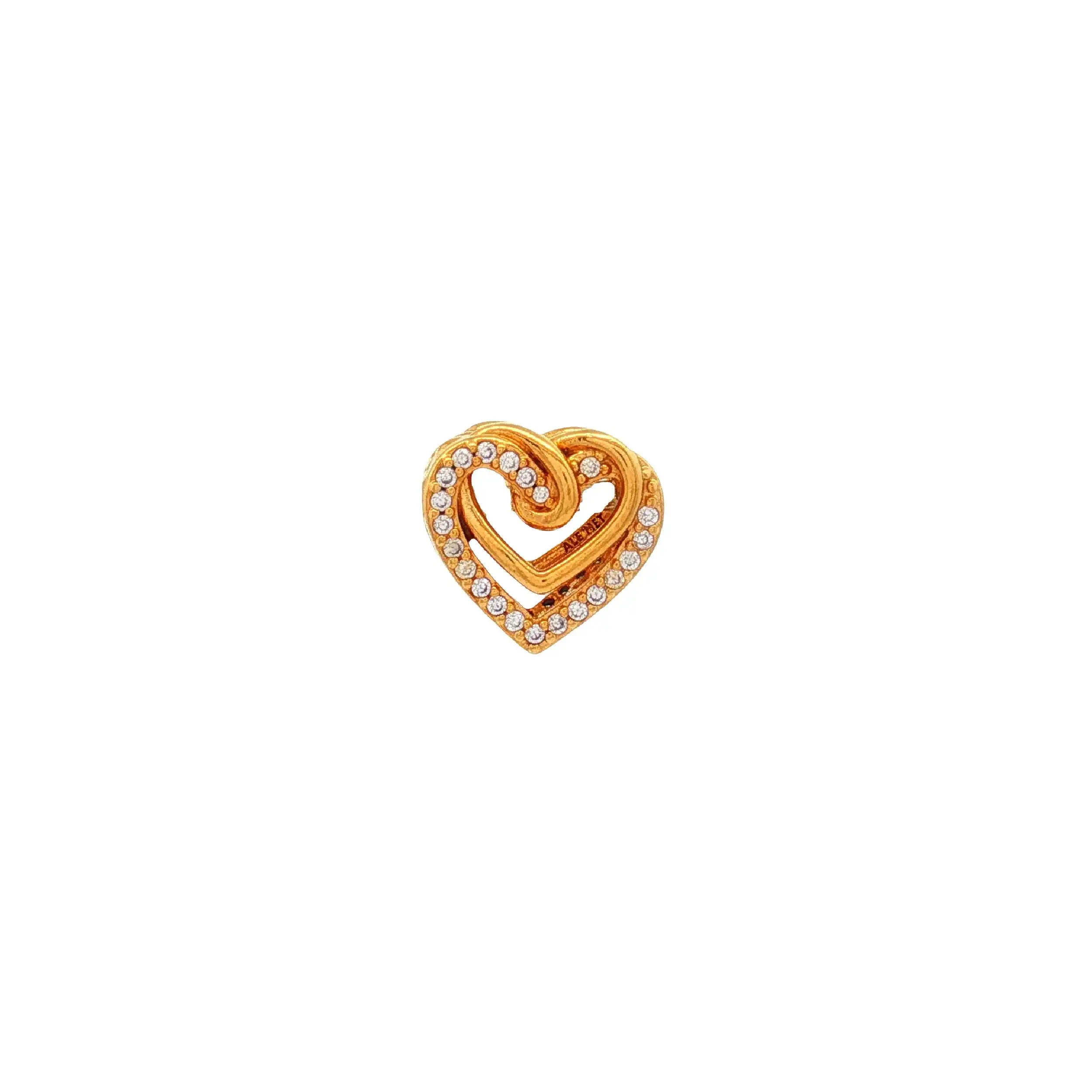 Pandora Charm vergoldet funkelnde verschlungene Herzen Pandora Charm vergoldet funkelnde verschlungene Herzen