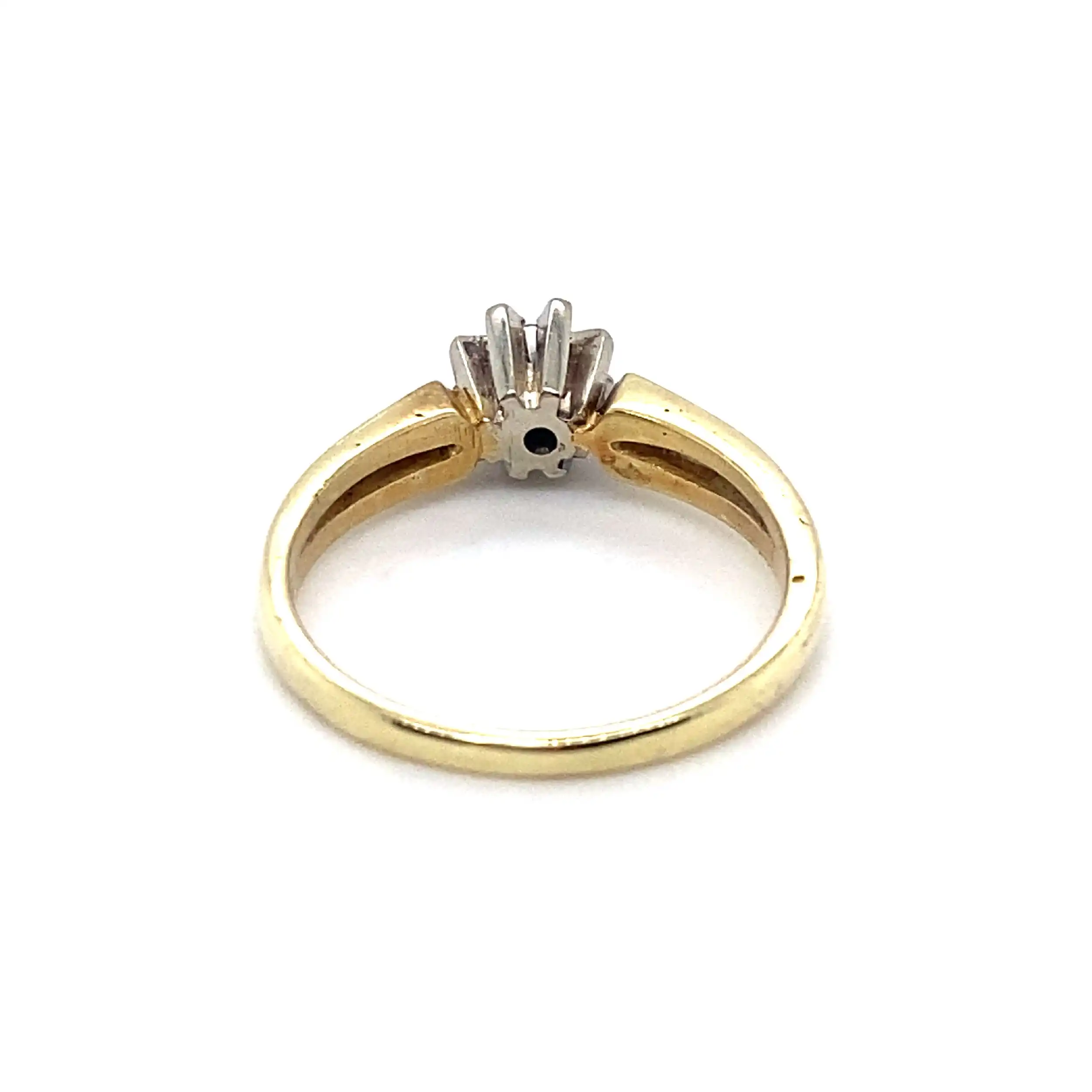Ring Gelbgold mit Brillant Ring Gelbgold mit Brillant