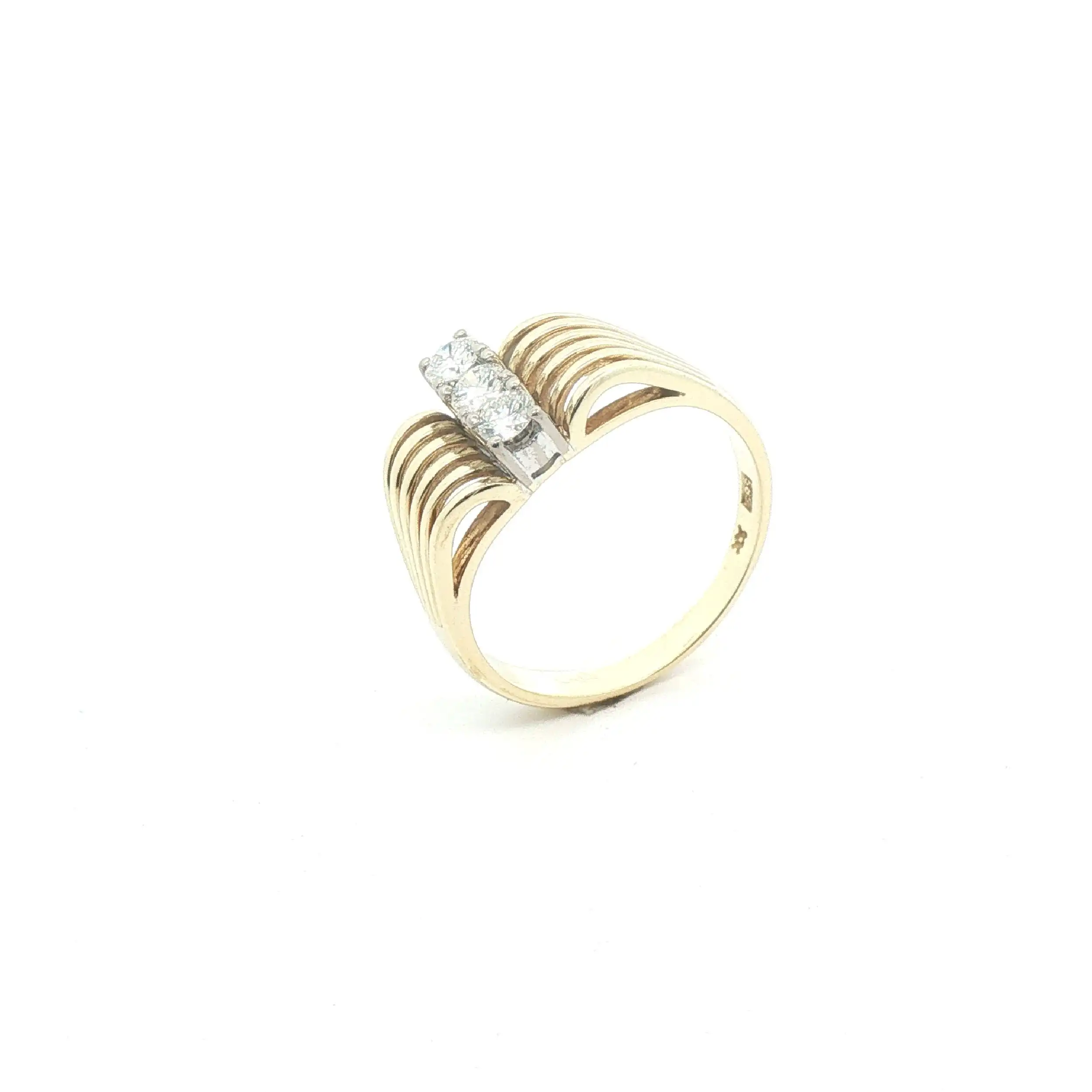 Ring Bicolor mit Brillanten