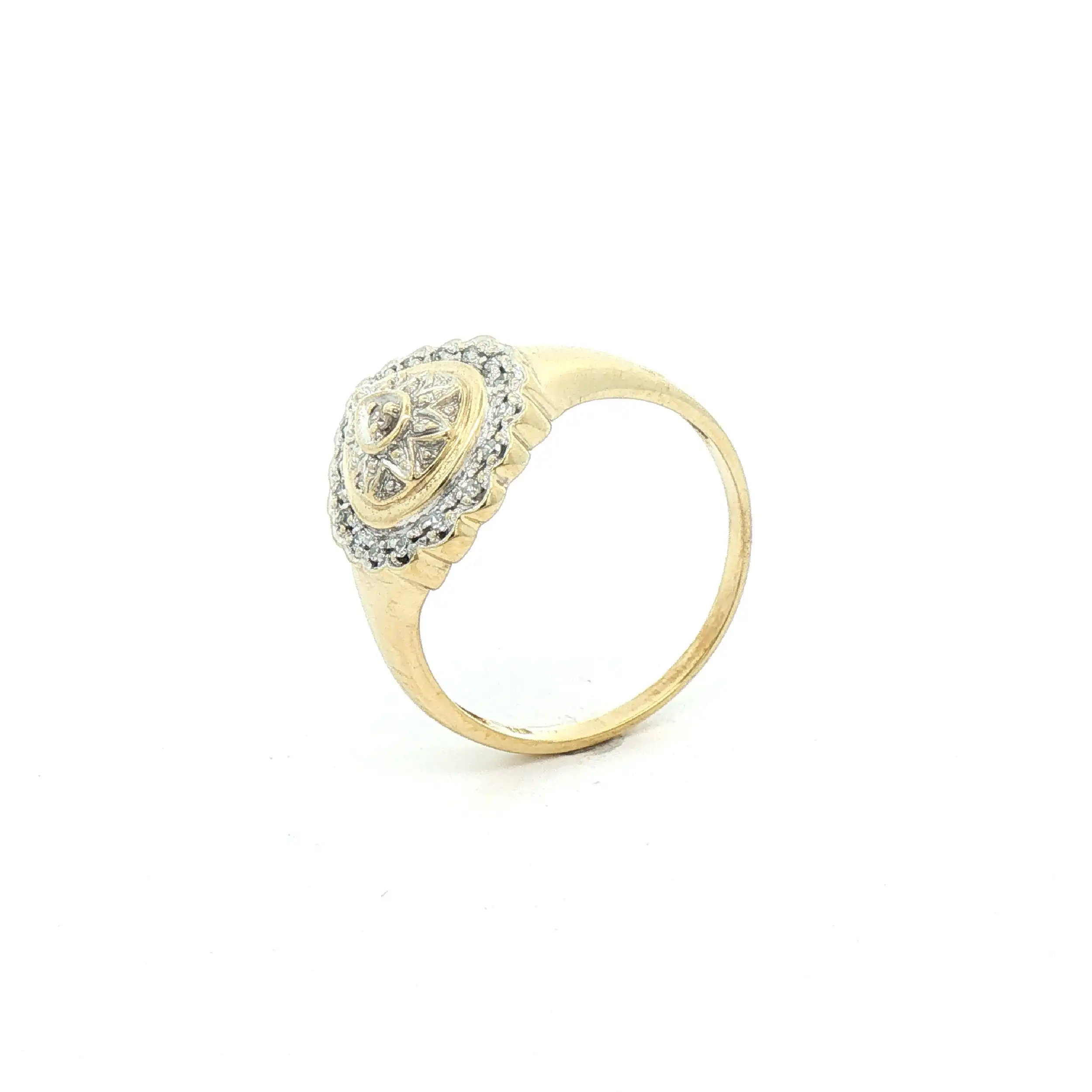 Ring Bicolor mit Brillanten Ring Bicolor mit Brillanten