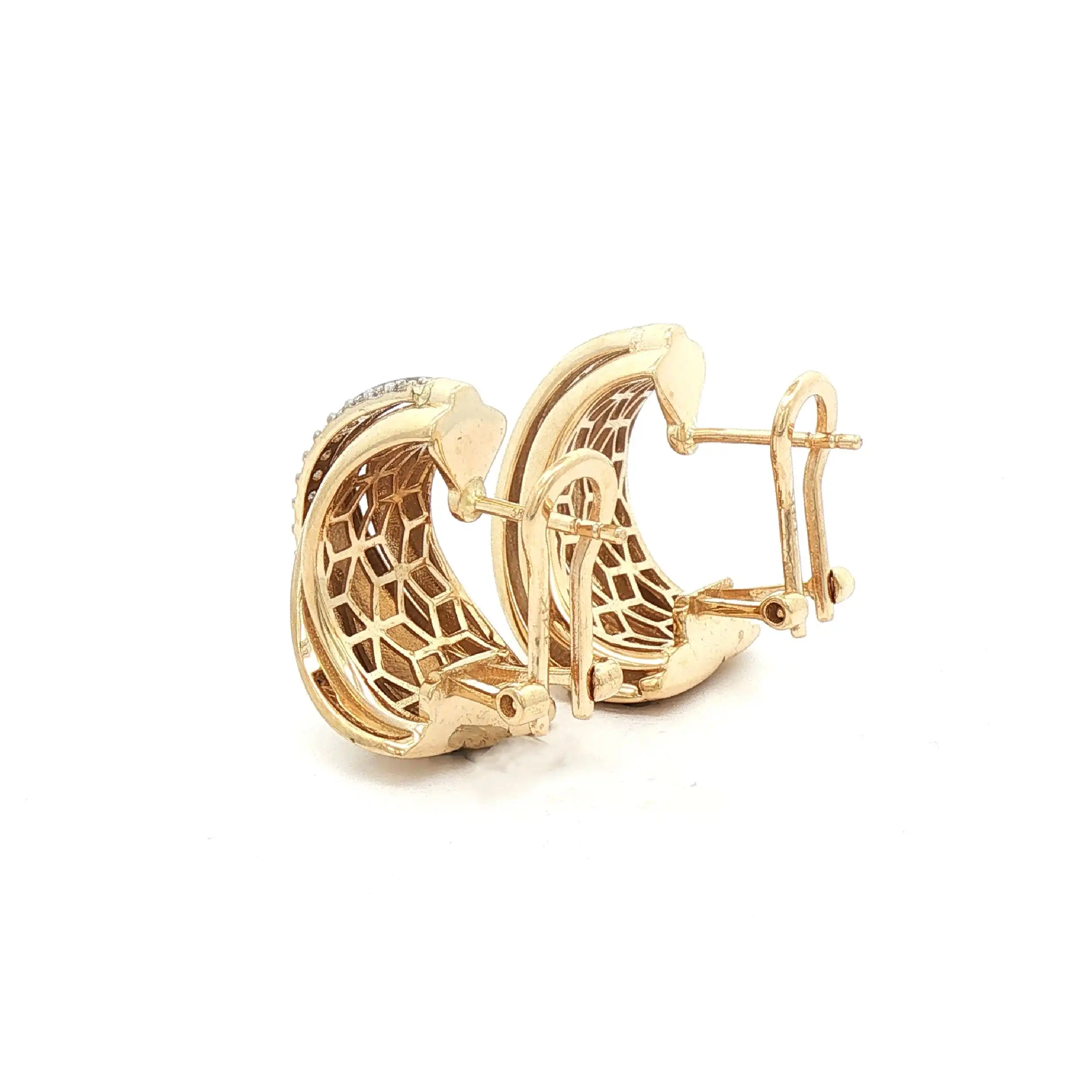 Ohrringe Gelbgold mit Zirkonia Ohrringe Gelbgold mit Zirkonia