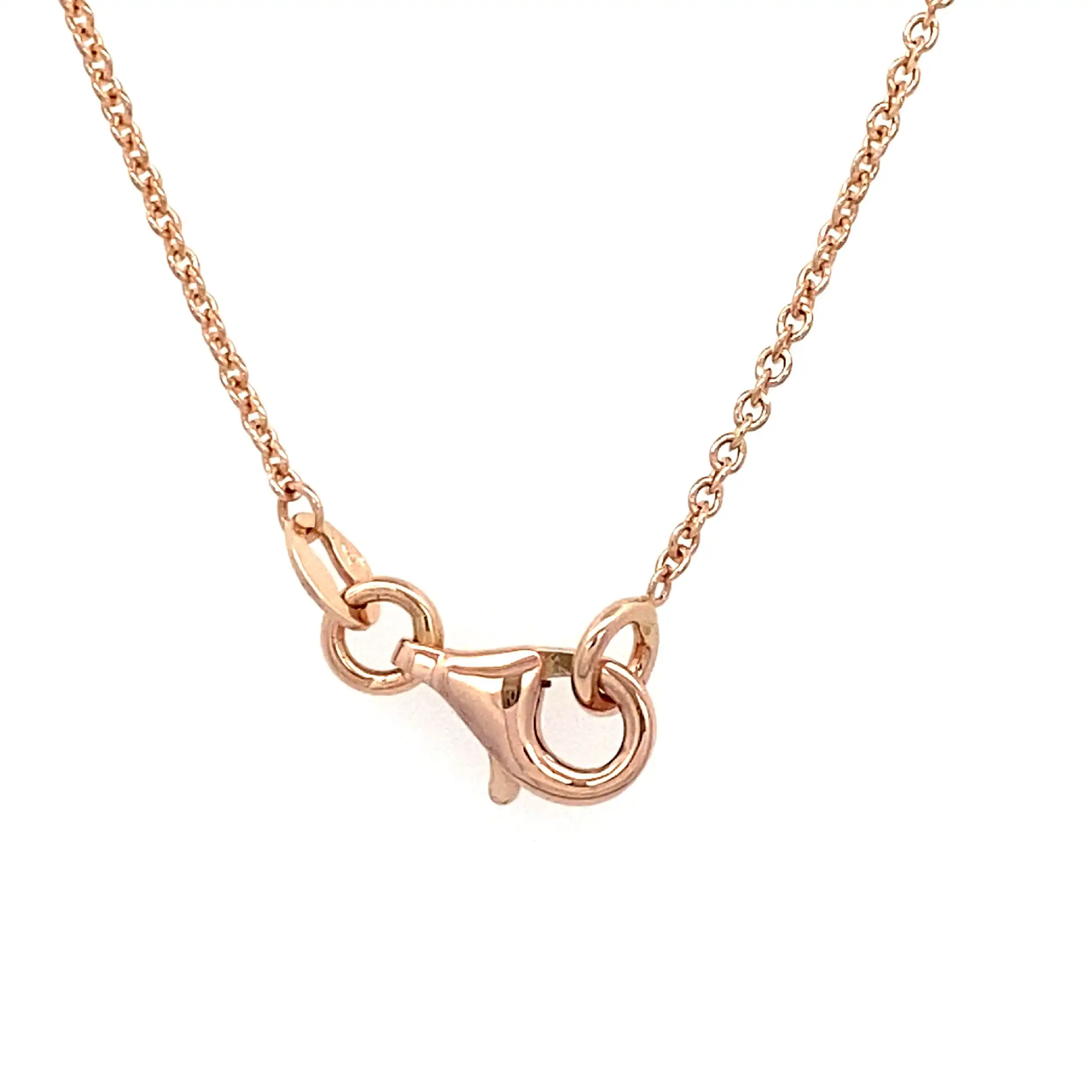 Ankerkette mit Linsen Roségold Ankerkette mit Linsen Roségold