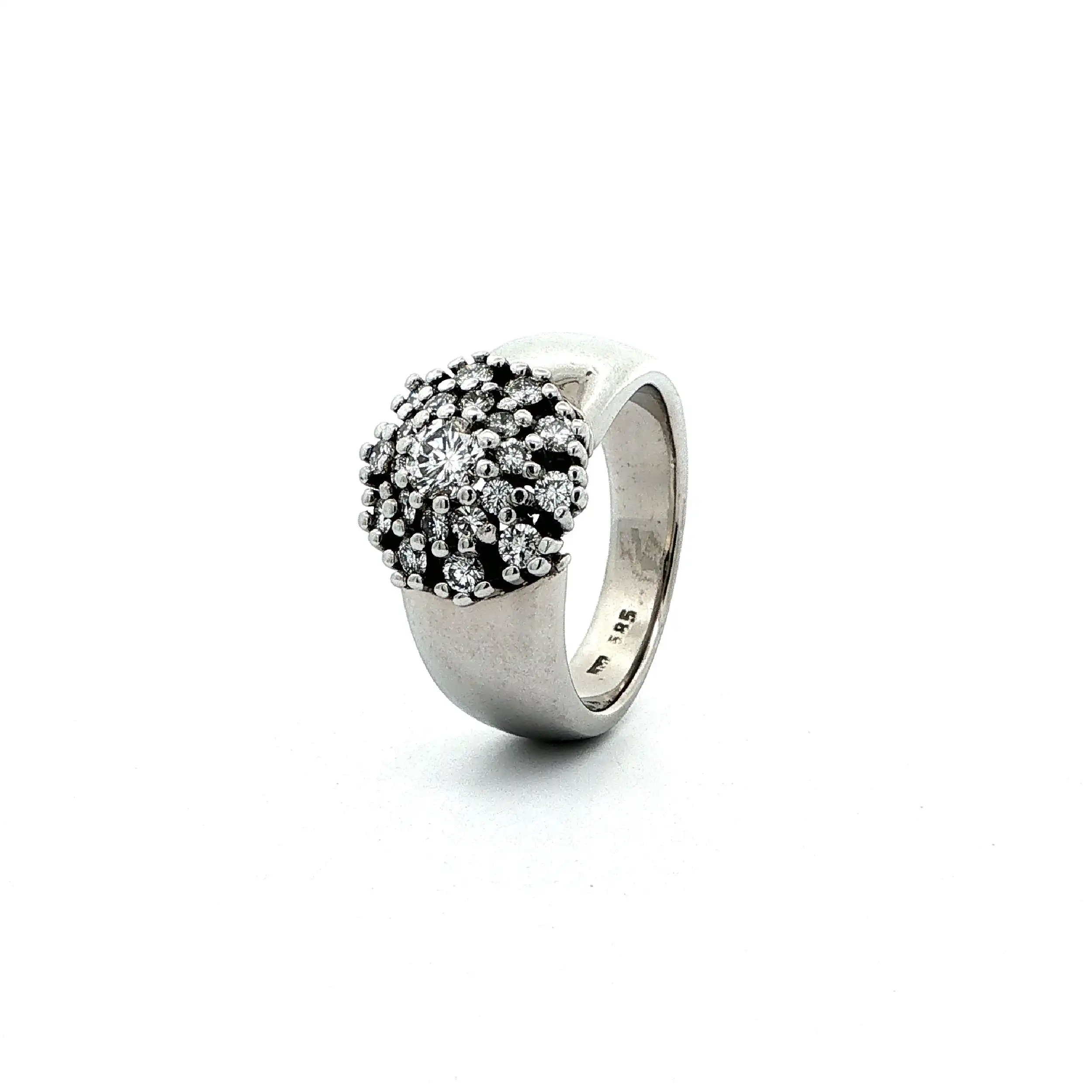 Ring Weißgold mit Brillanten