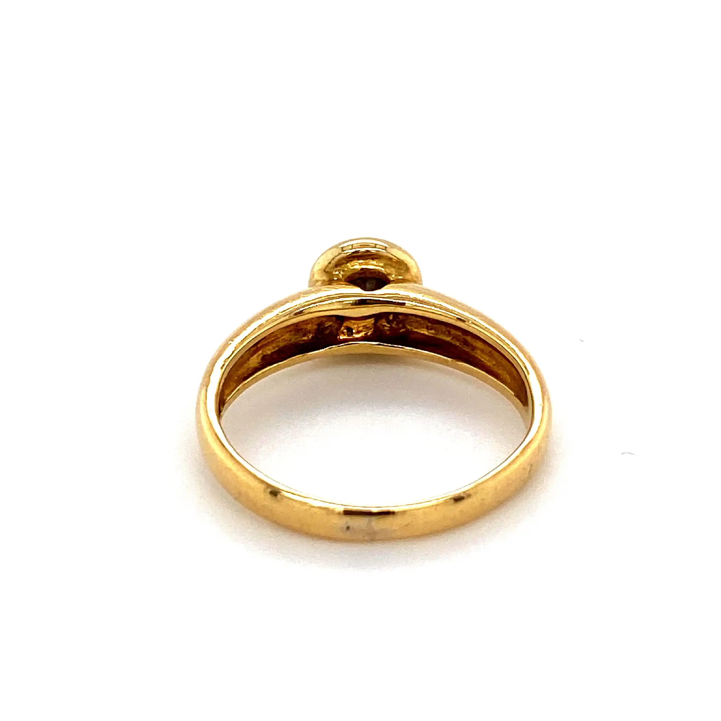 Ring Gelbgold mit Solitärbrillant Ring Gelbgold mit Solitärbrillant