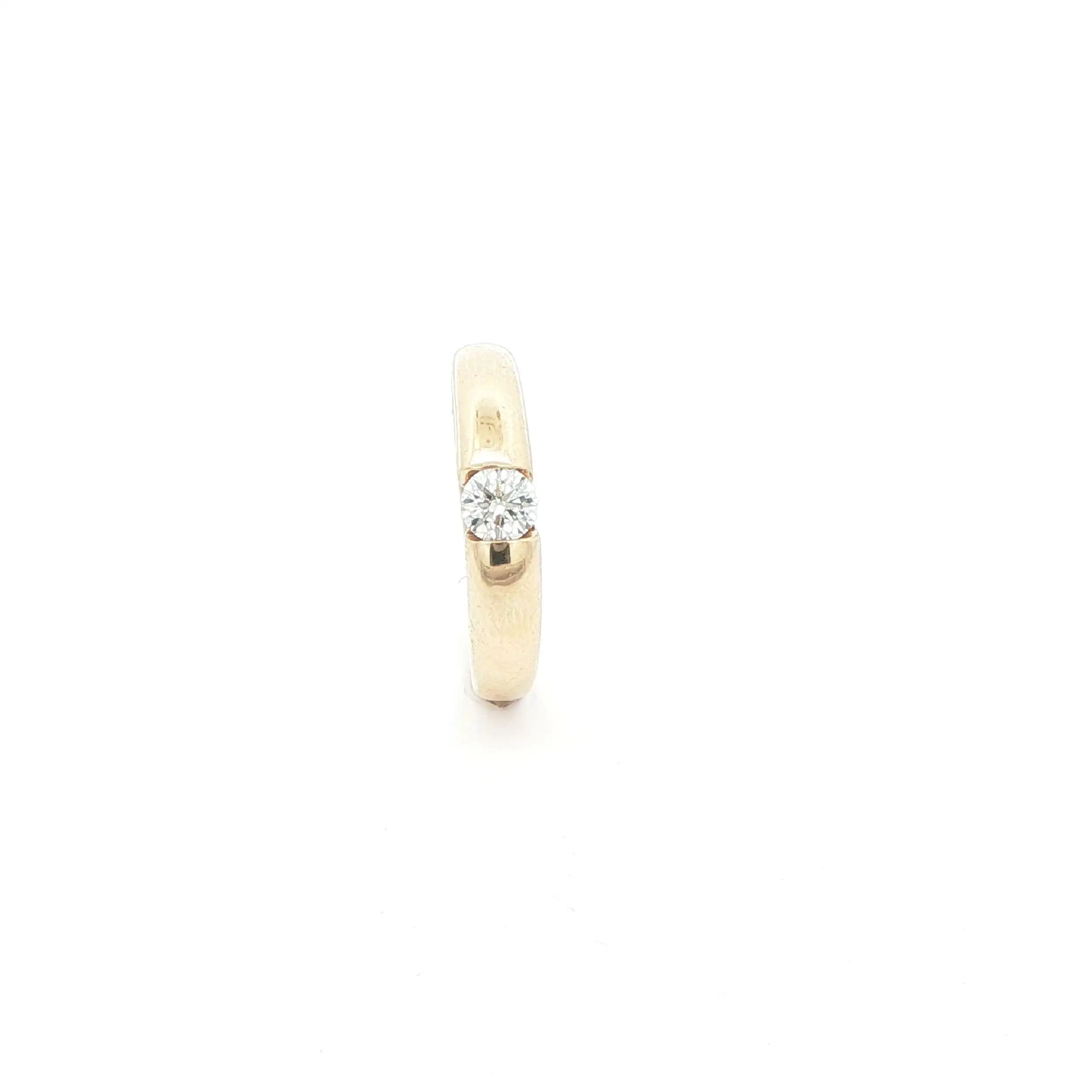 Ring Gelbgold mit Brillant Solitär