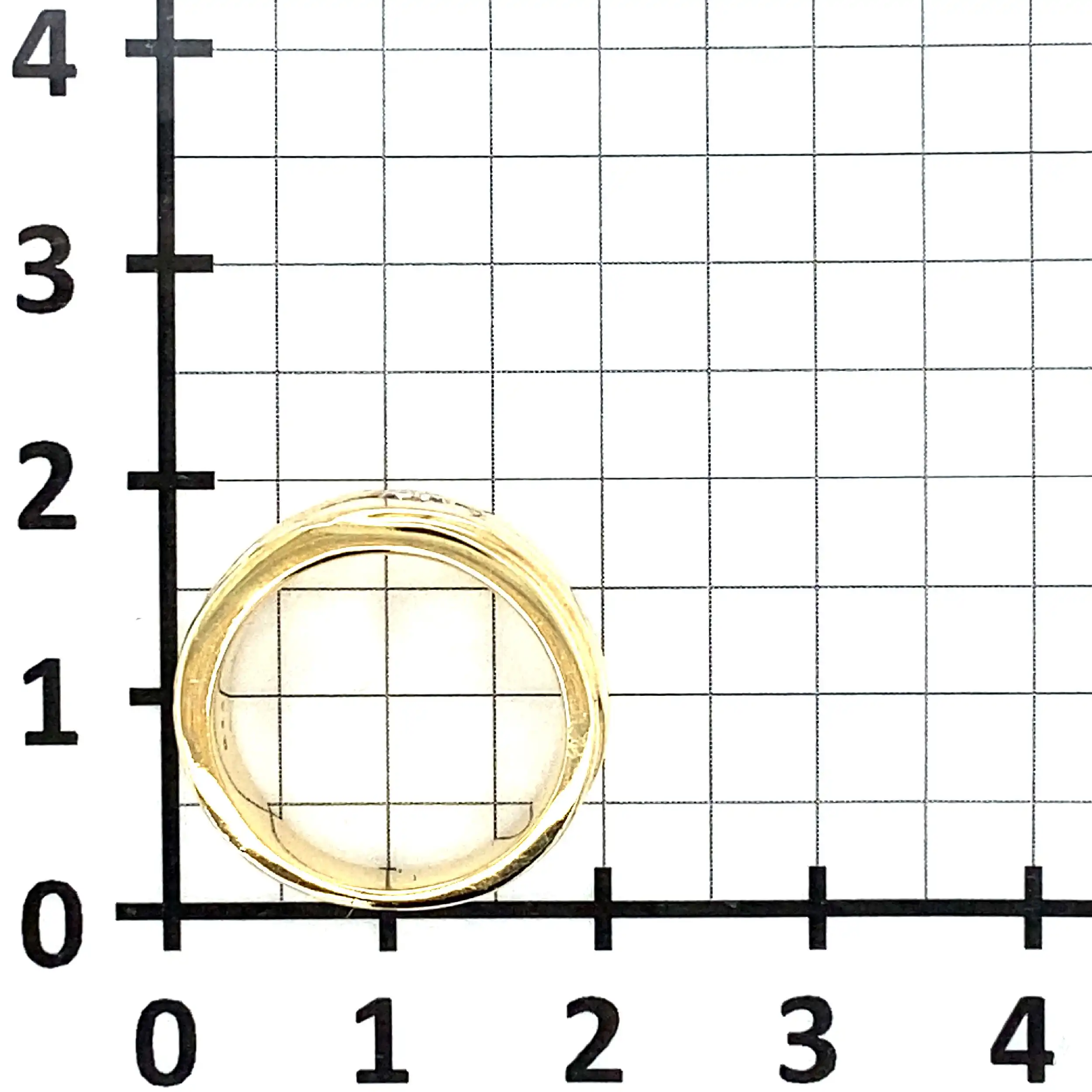 Ring Gelbgold mit Brillanten mit 0,44 graviert