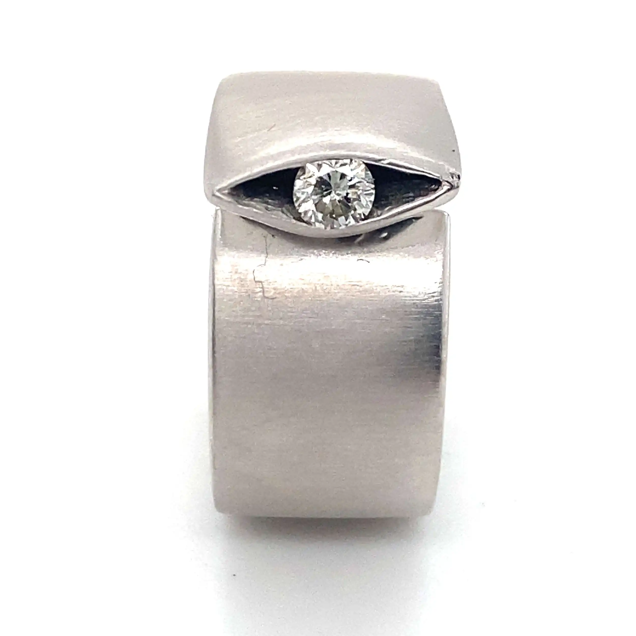 Solitärring Weißgold mit Brillant Solitärring Weißgold mit Brillant