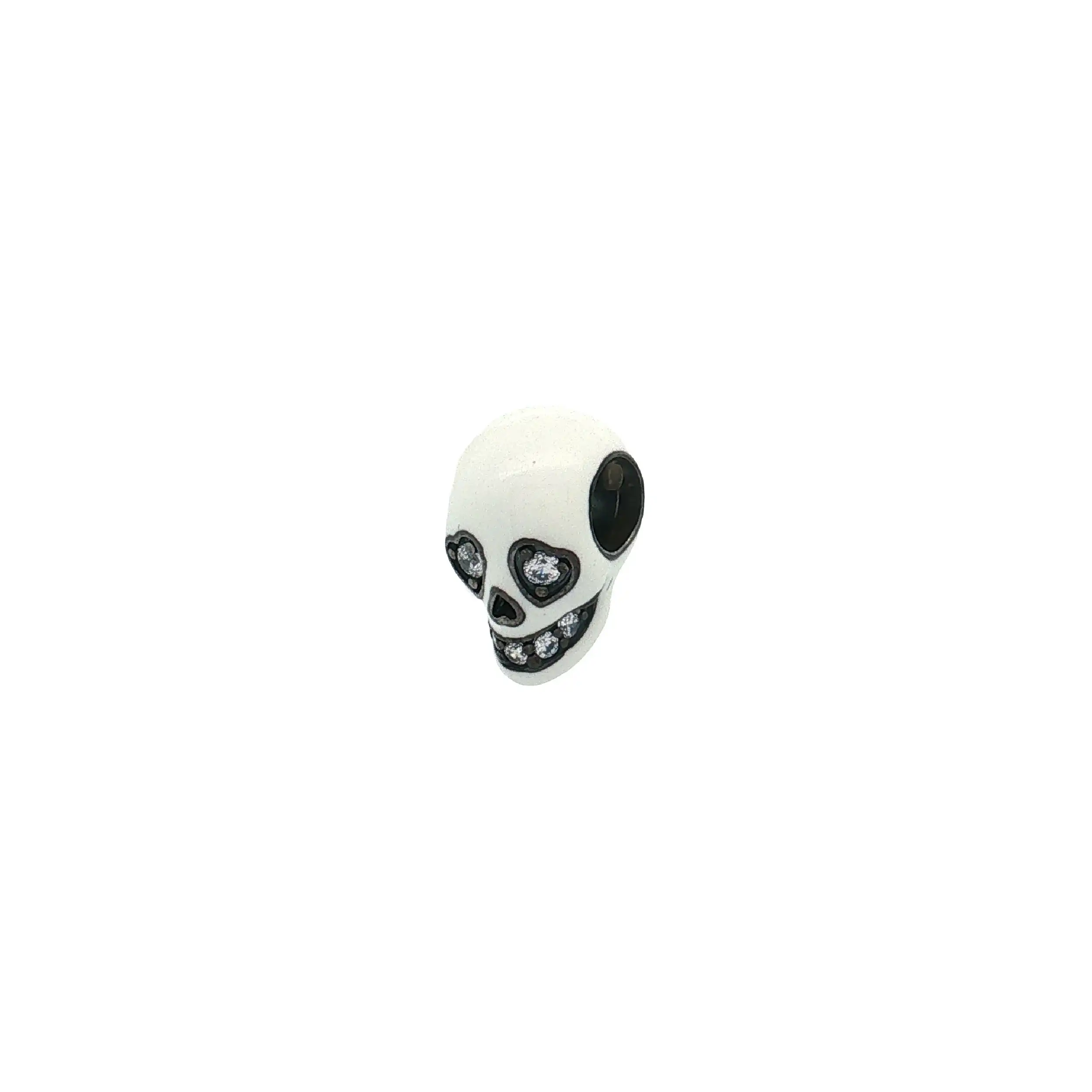 Charm Silber Pandora Totenkopf Glow in the Dark Charm Silber Pandora Totenkopf Glow in the Dark
