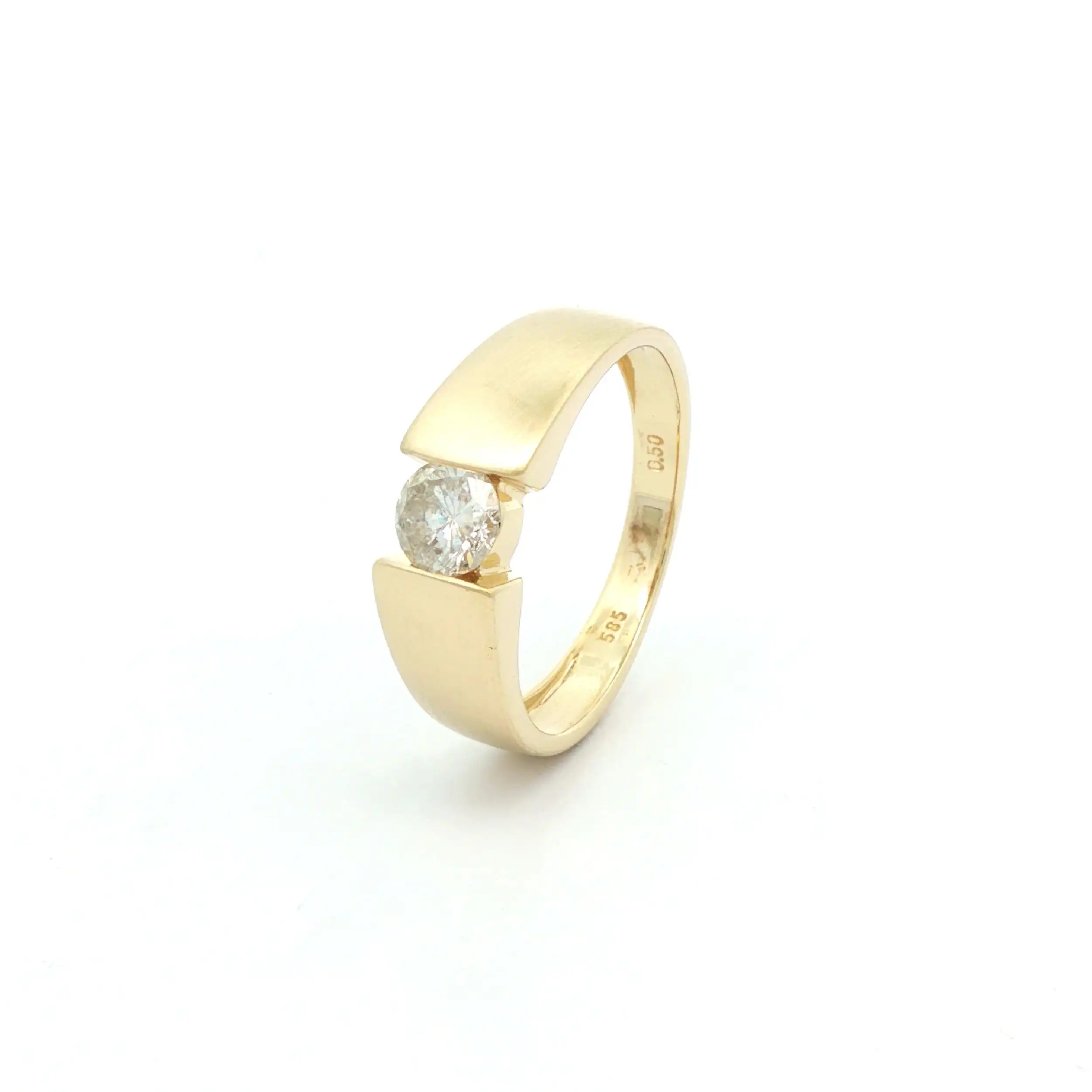 Spannring Gelbgold mit Brillanten Spannring Gelbgold mit Brillanten
