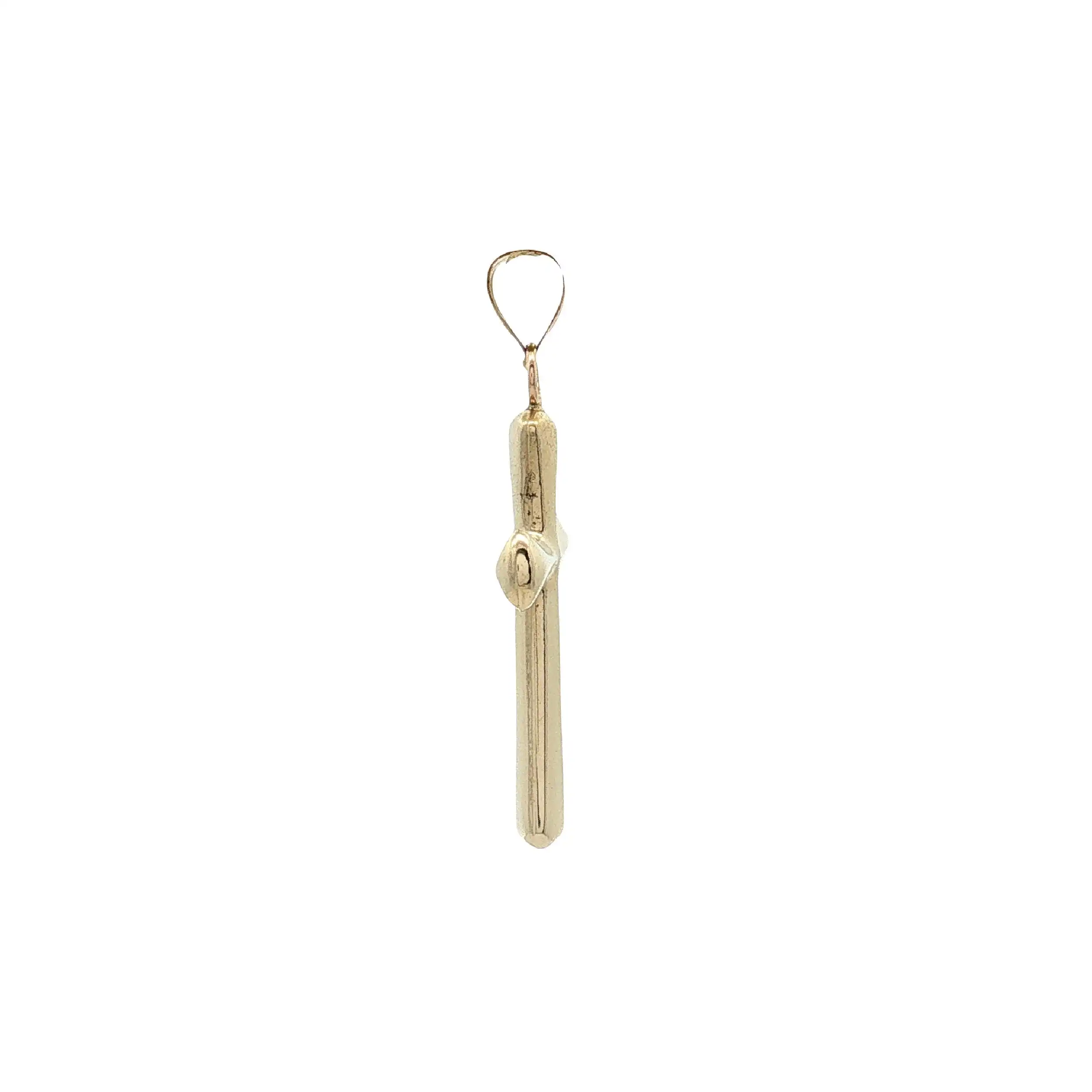 Anhänger Gelbgold Kreuz hohl