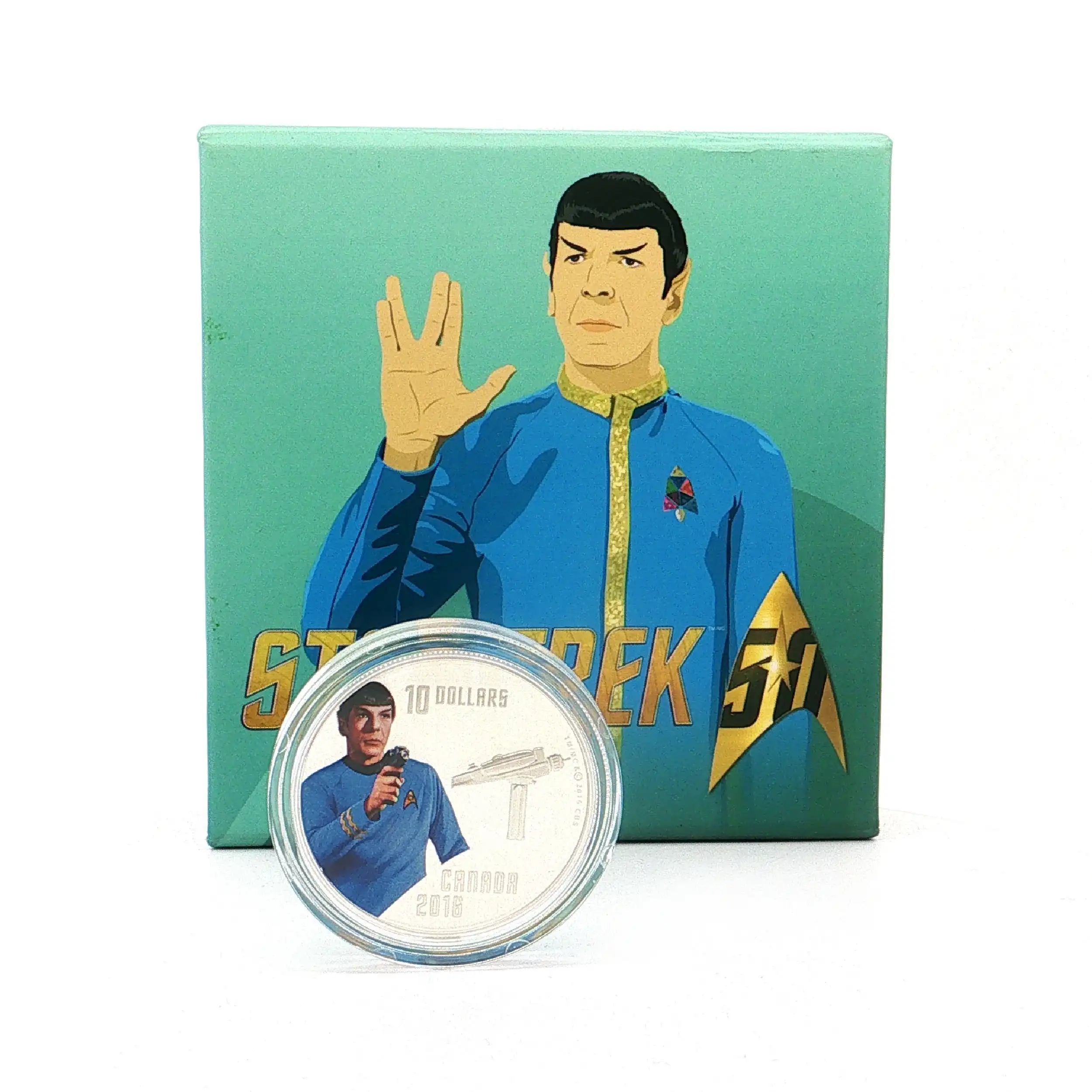 Münze Silber "Star Trek Spock"