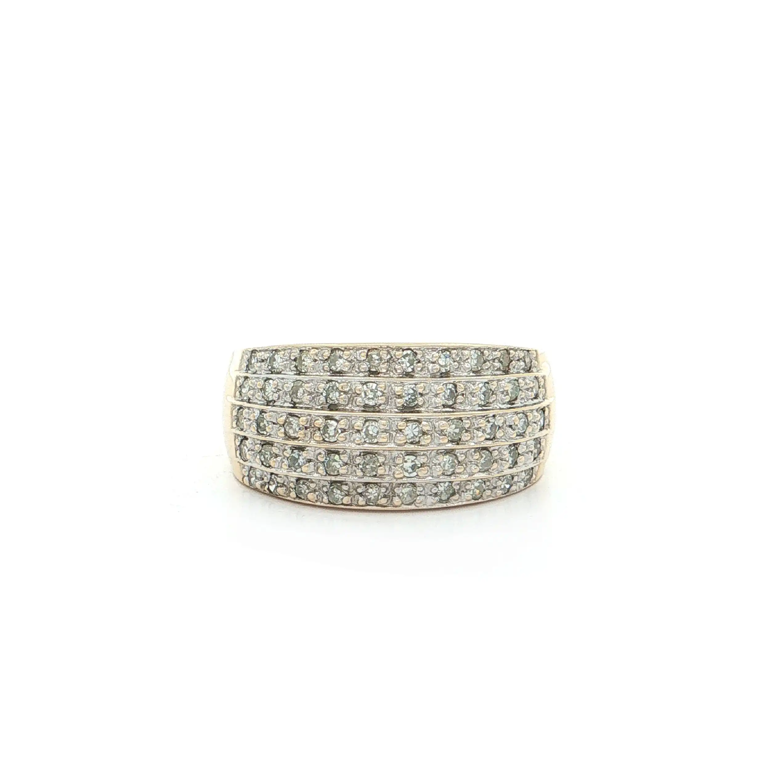 Ring Bicolor mit Diamanten