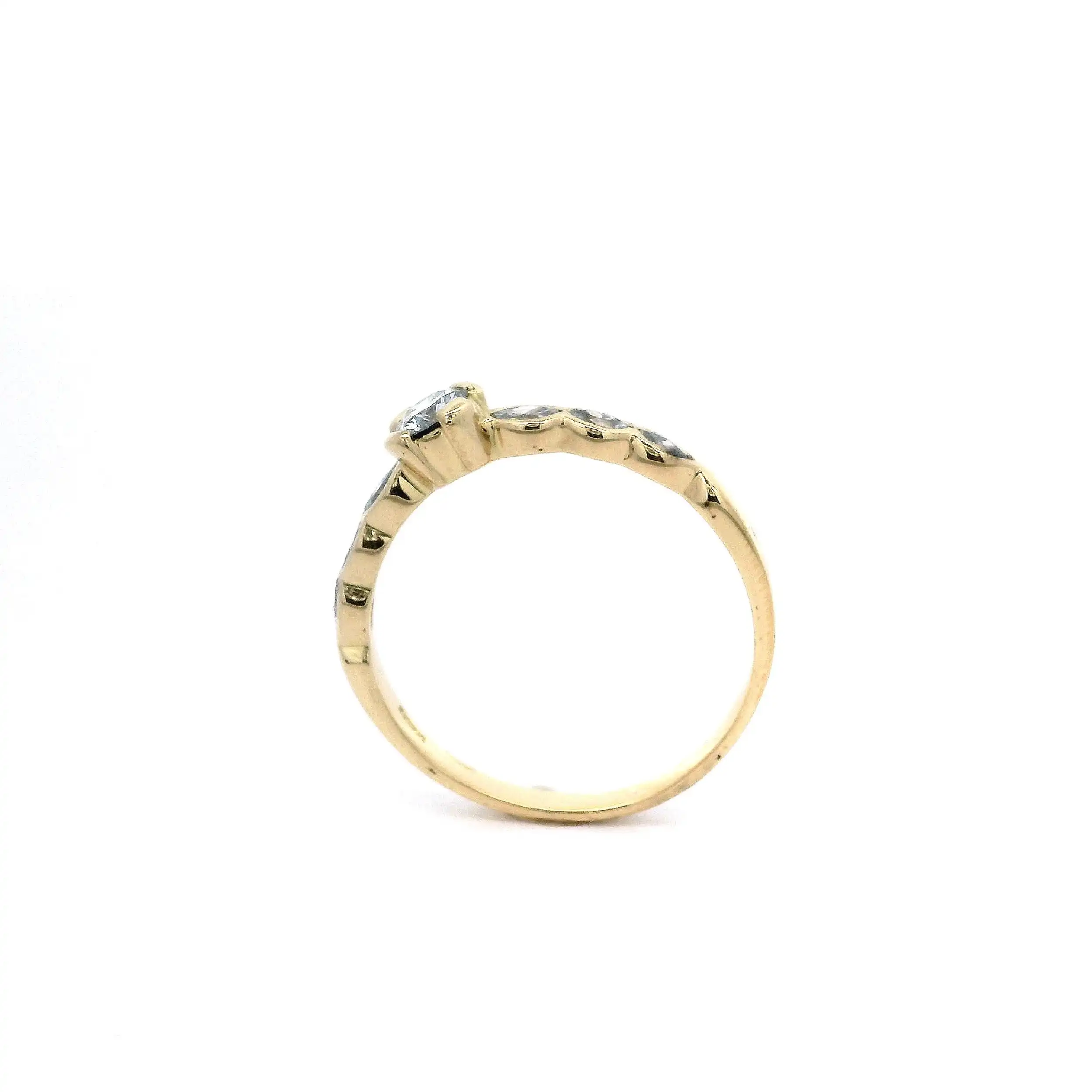 Ring Gelbgold Wempe mit Brillanten und Diamanten Ring Gelbgold Wempe mit Brillanten und Diamanten