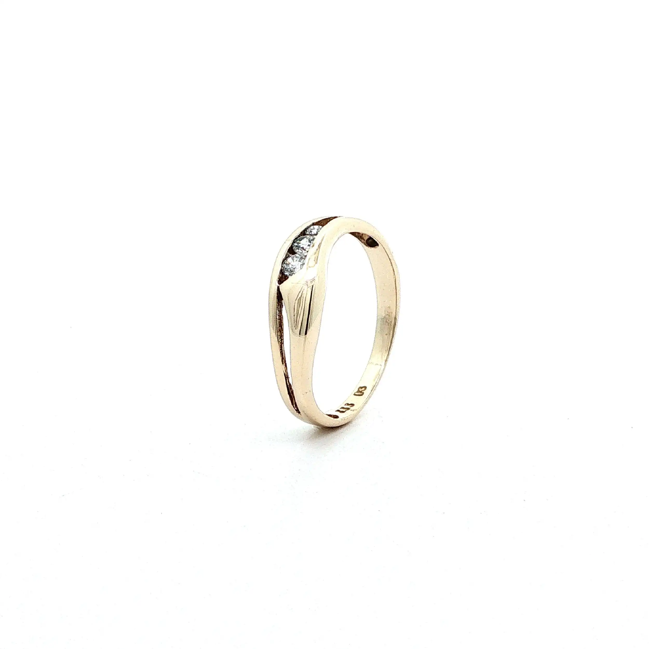 Ring Gelbgold mit Zirkonia Ring Gelbgold mit Zirkonia