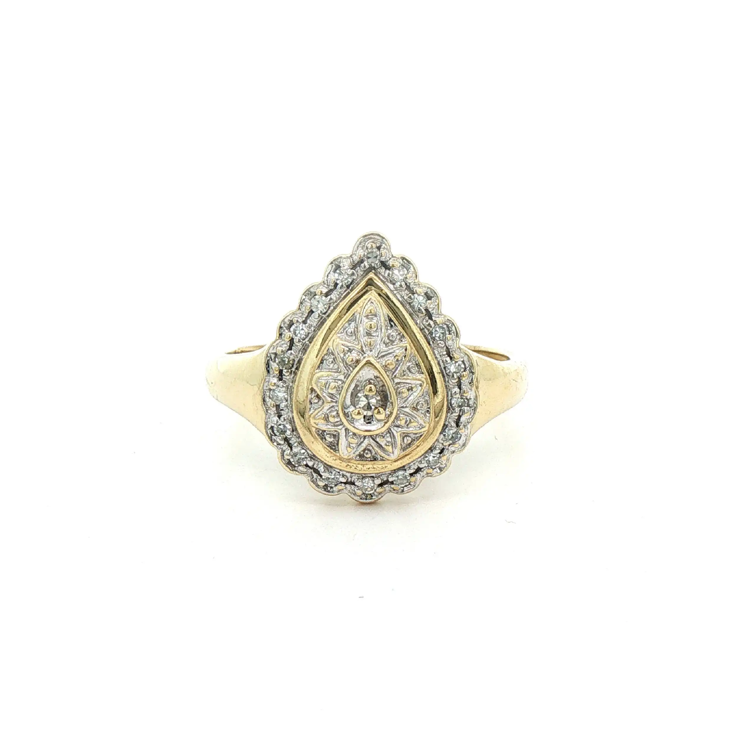 Ring Bicolor mit Brillanten Ring Bicolor mit Brillanten