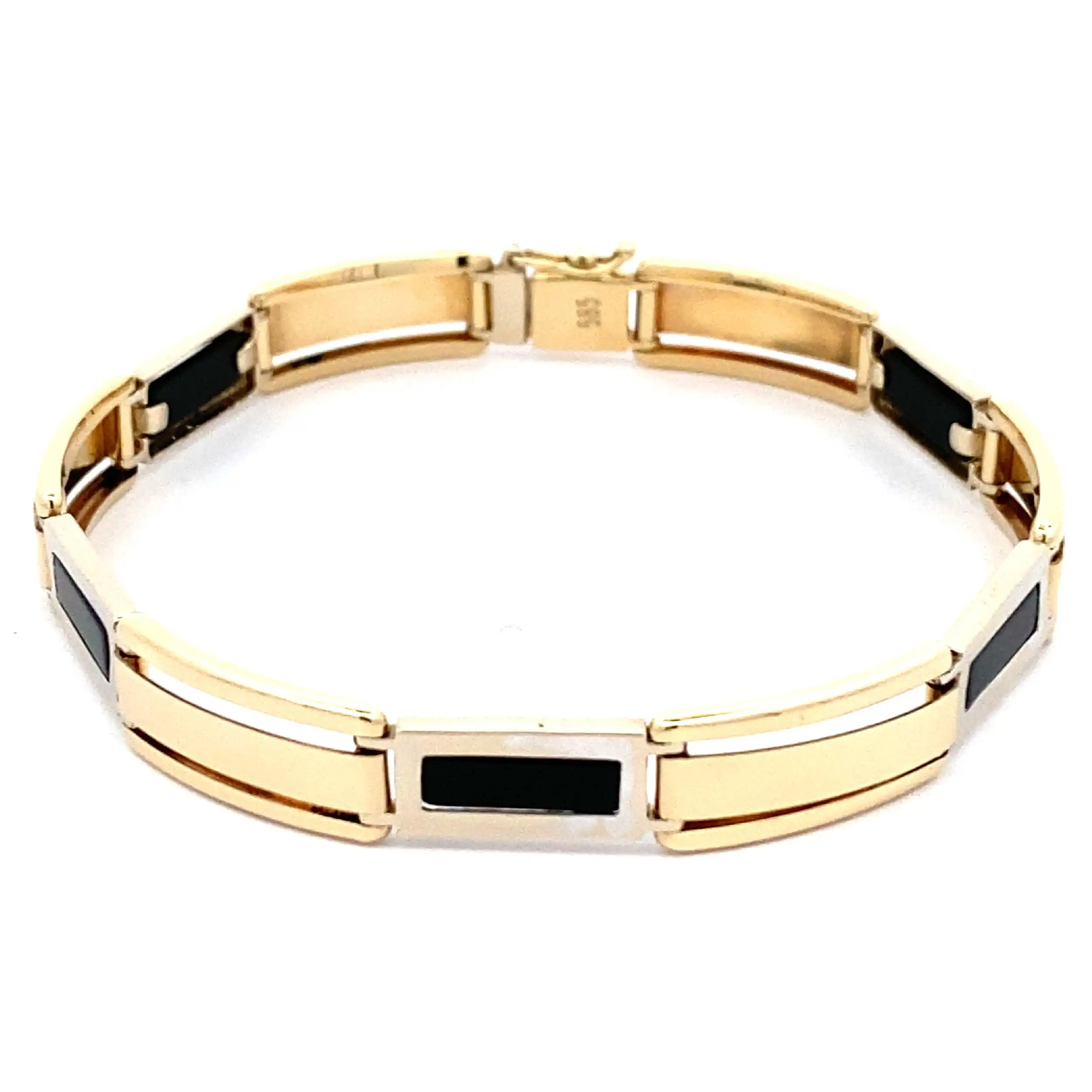 Armband Bicolor mit Onyx