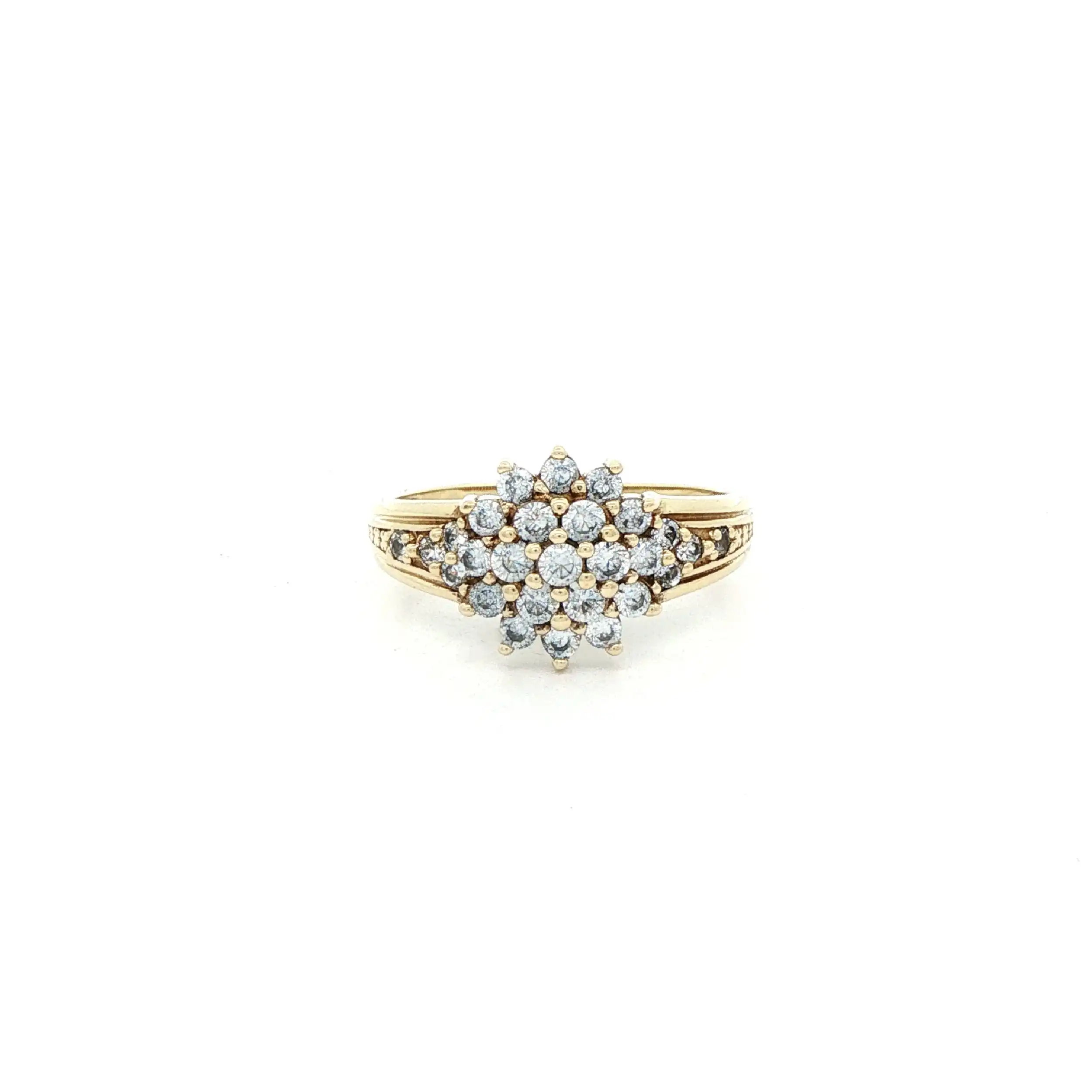 Ring Gelbgold mit Zirkonia Ring Gelbgold mit Zirkonia