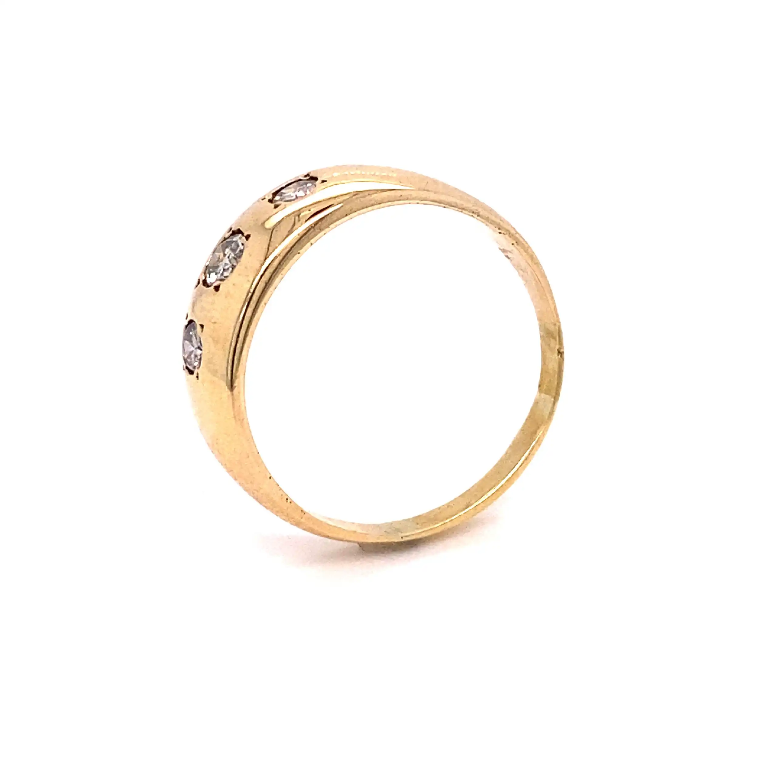Ring Gelbgold mit Brillanten Ring Gelbgold mit Brillanten
