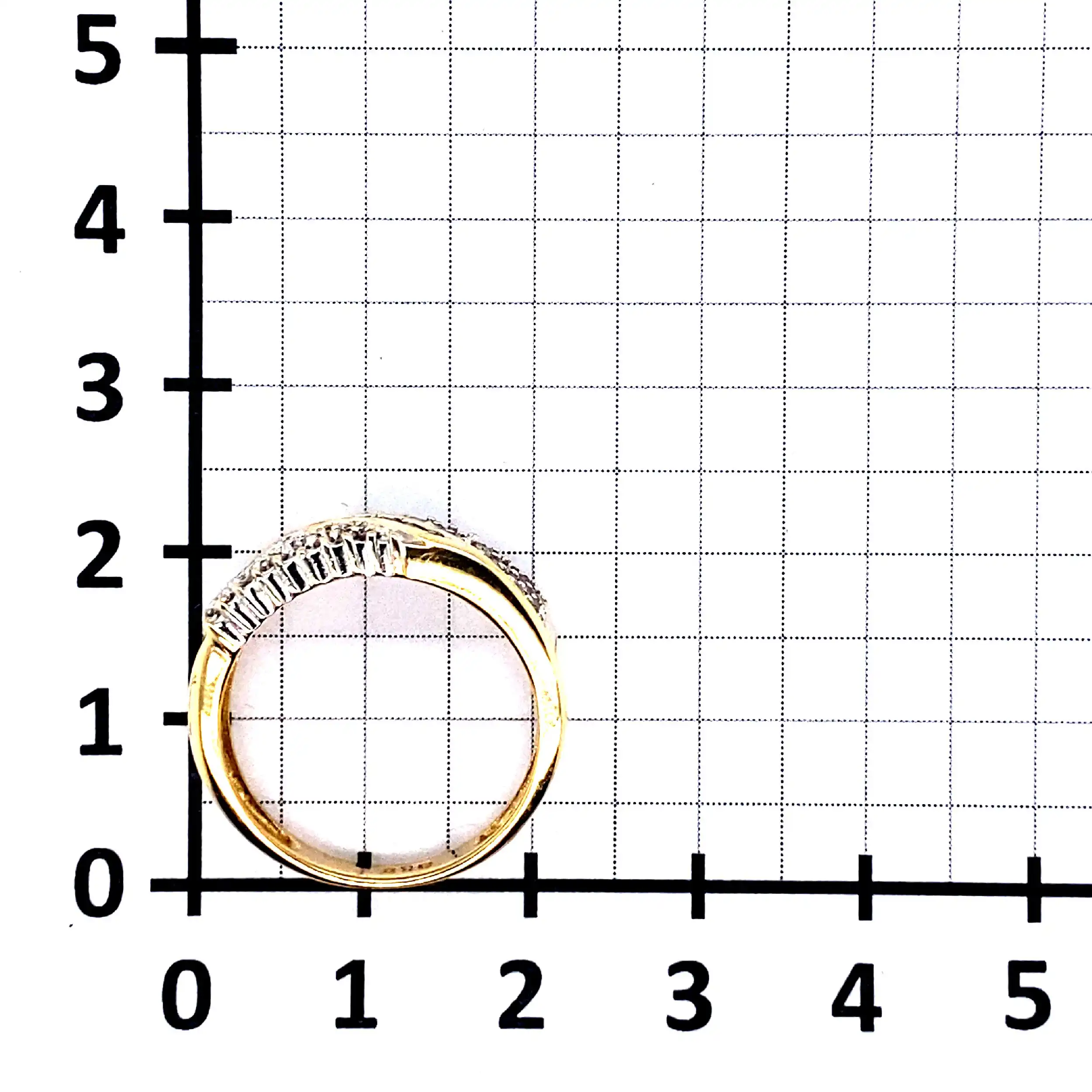 Ring Bicolor mit Diamanten