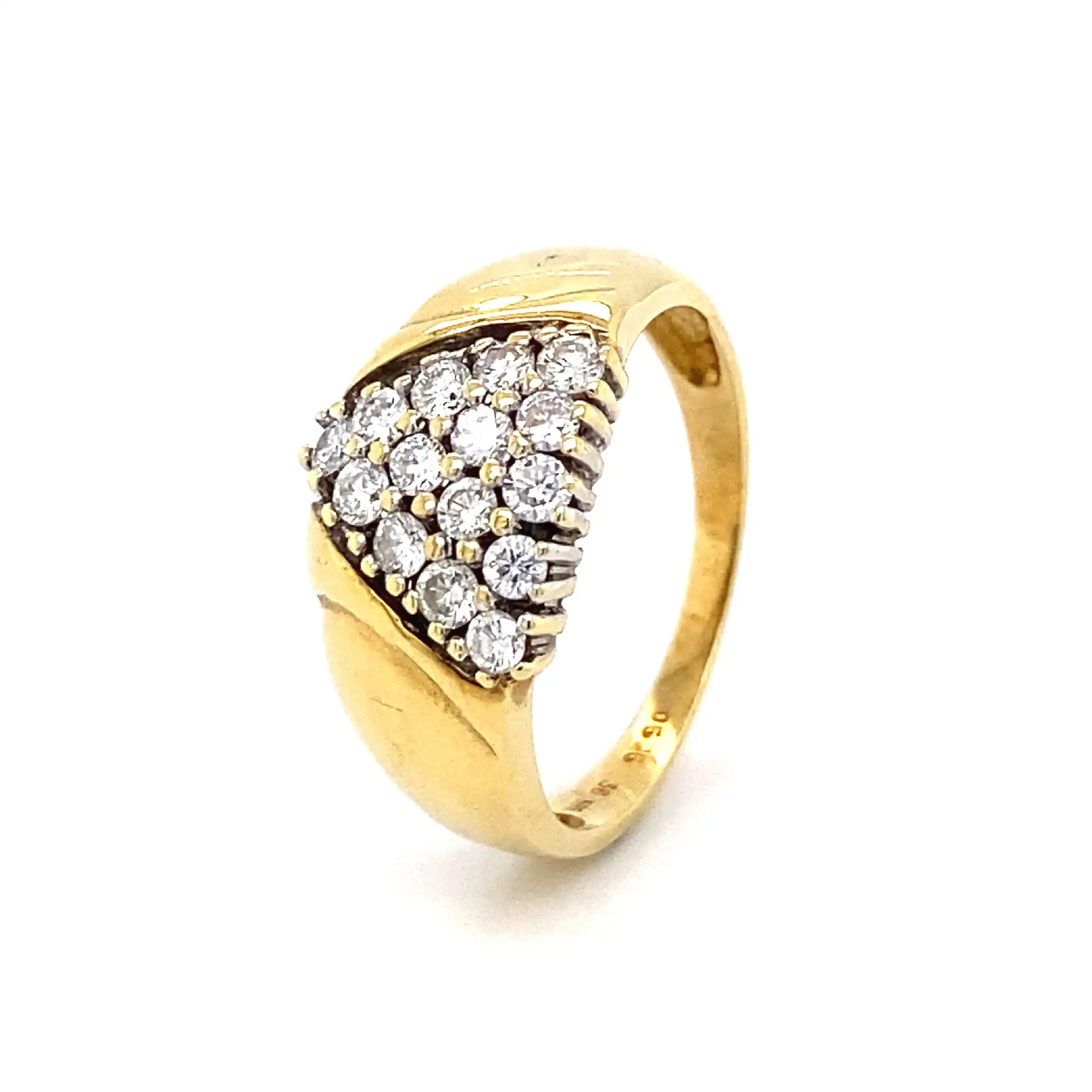 Ring Gelbgold mit Brillanten Ring Gelbgold mit Brillanten