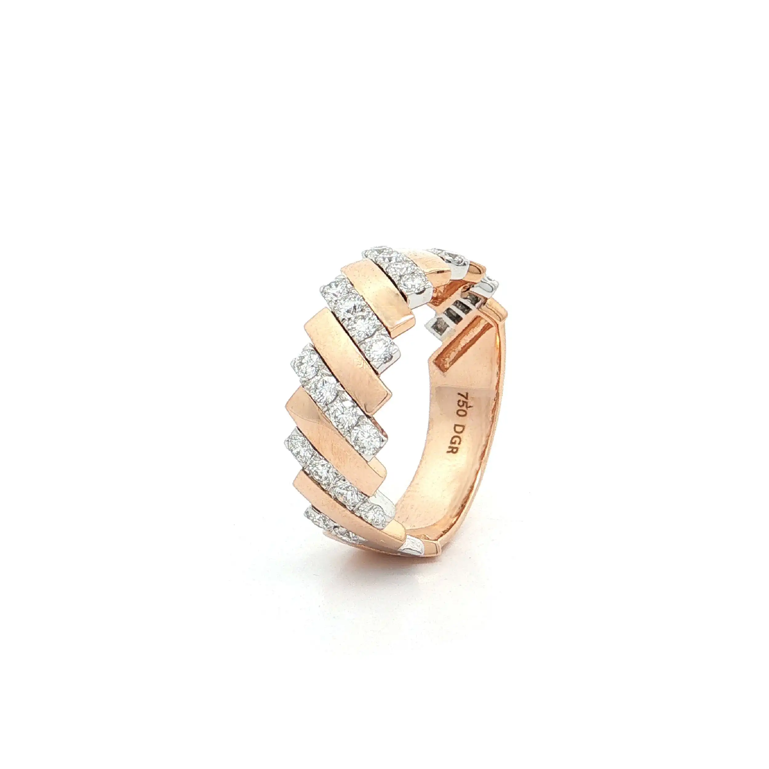 Ring Roségold mit Brillanten Ring Roségold mit Brillanten