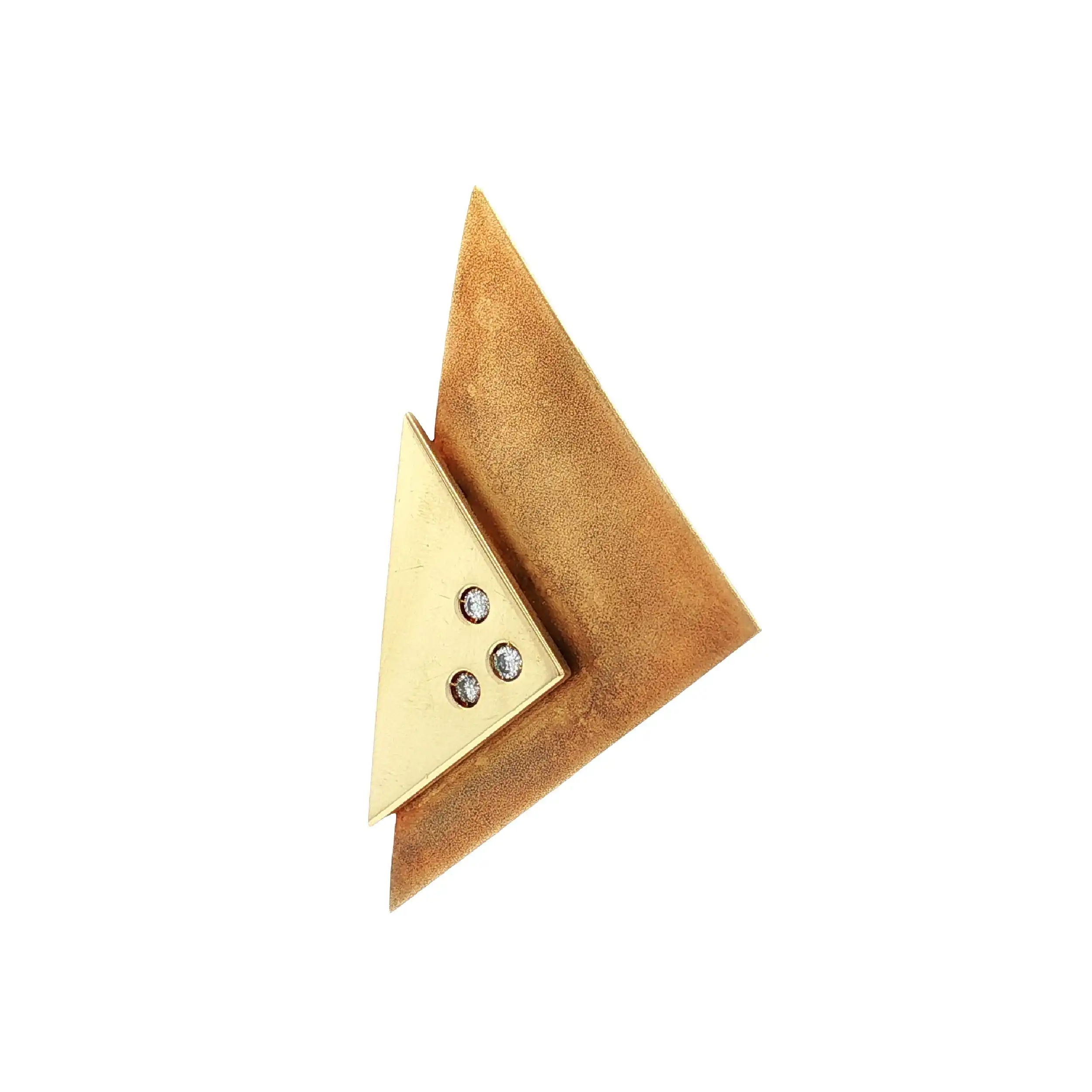 Nadel Gelbgold mit Brillanten Nadel Gelbgold mit Brillanten