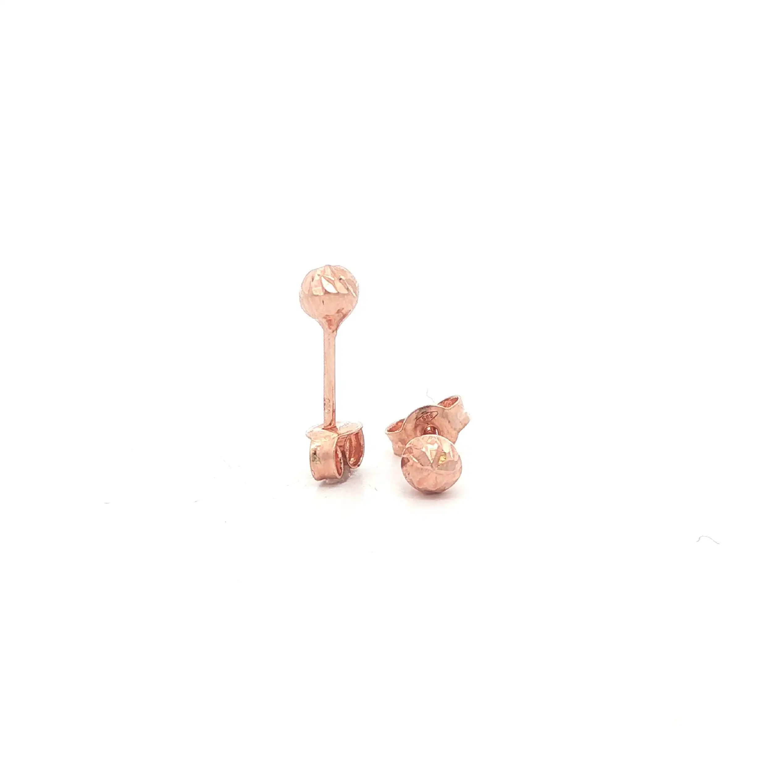 Ohrstecker Roségold Kügelchen Ohrstecker Roségold Kügelchen